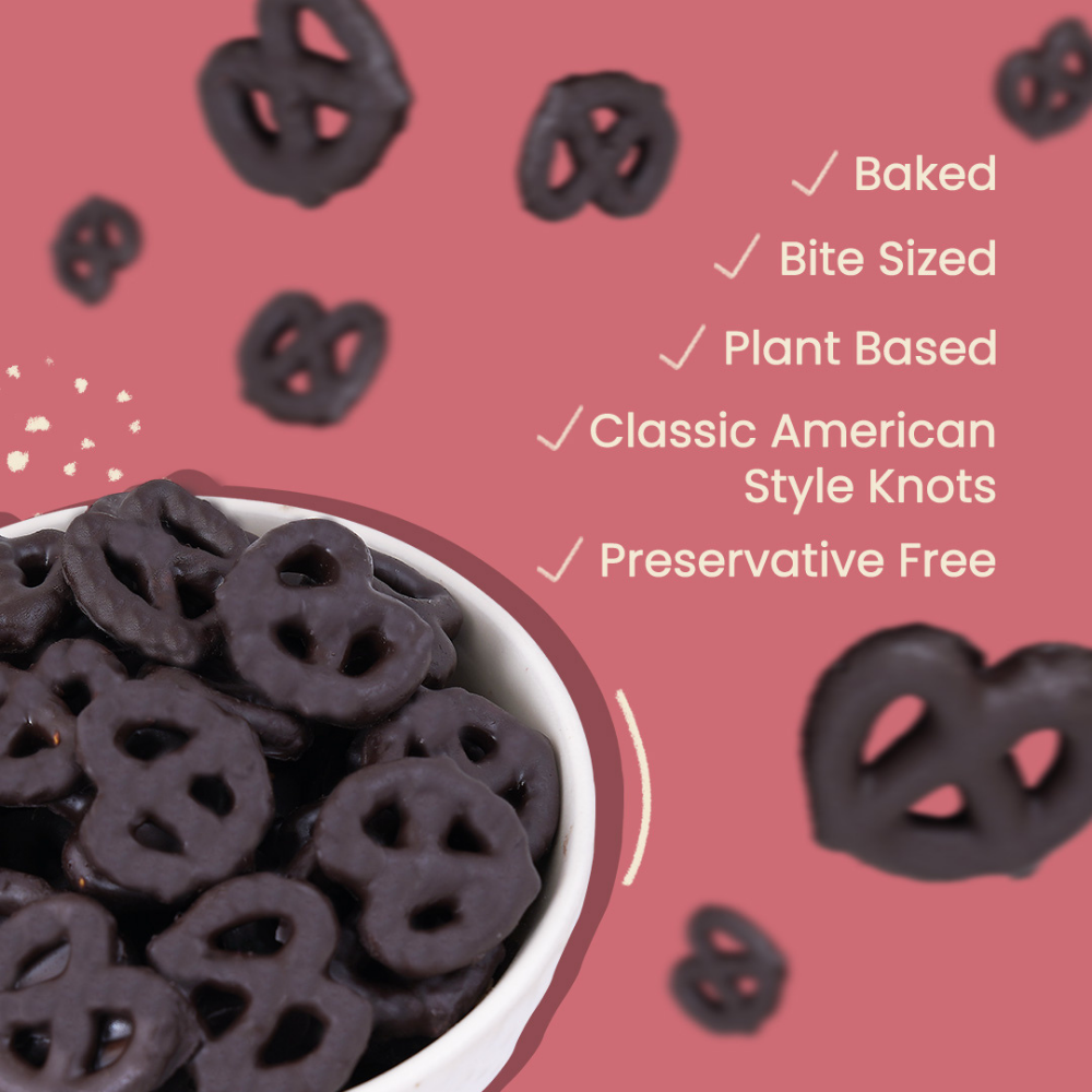 Dark Chocolate Dipped Pretzels