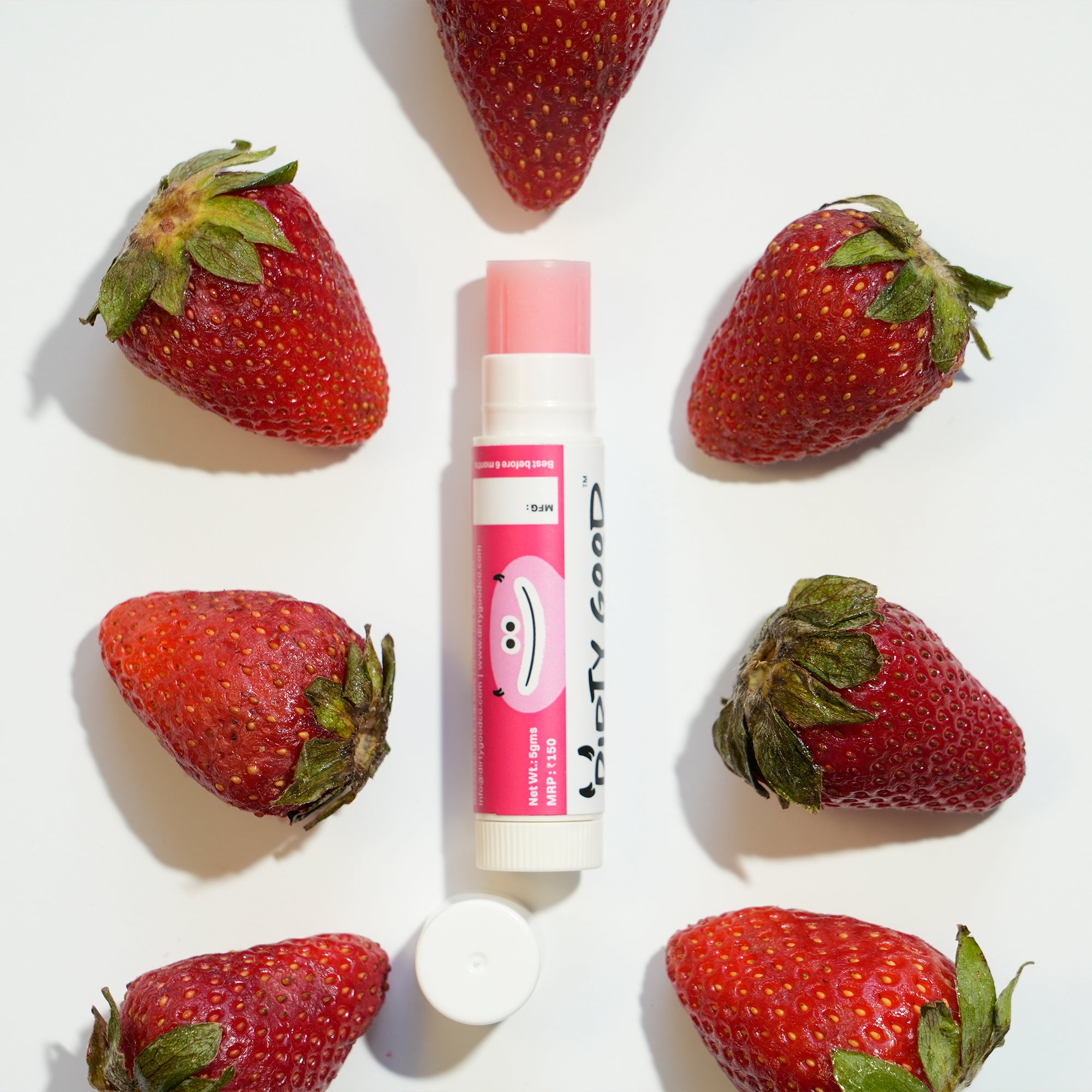 Strawberry & Watermelon Chapsticks for Kids Pack