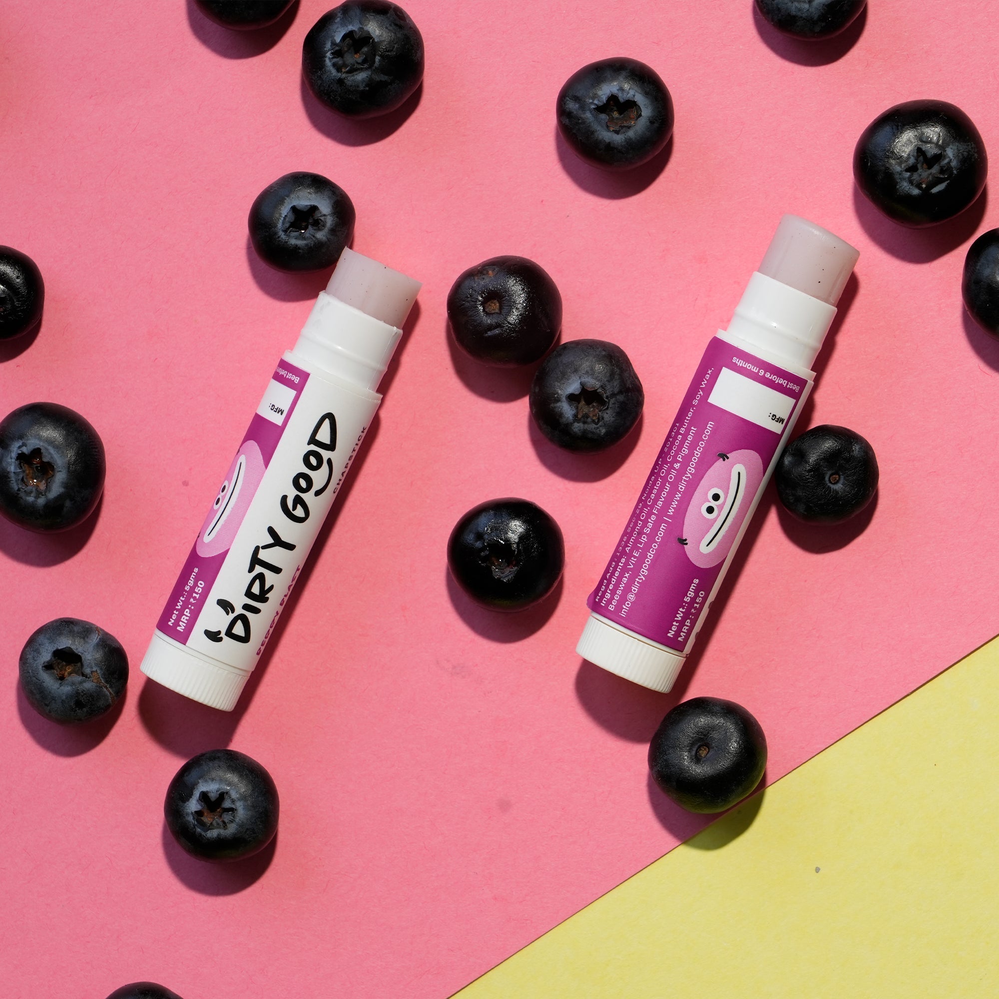 Berry Blast & Orange Blossom Chapstick for Kids Pack