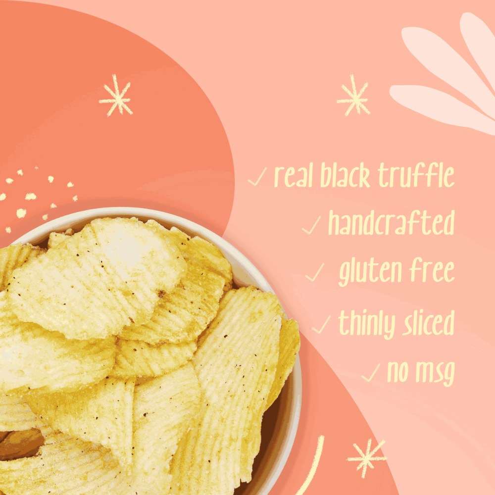 Truffle Ruffled Potato Chips