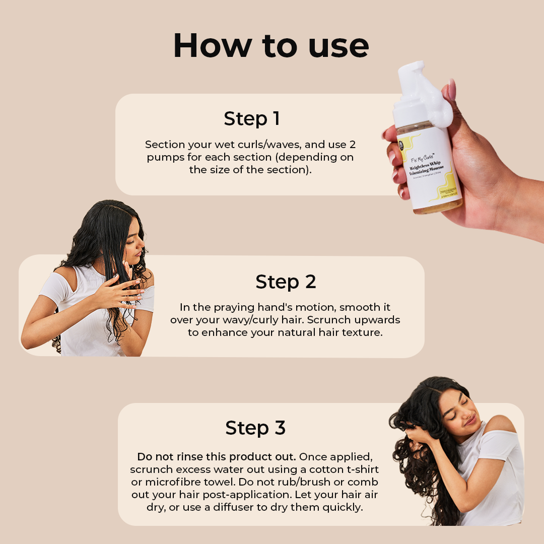 Weightless Whip Volumizing Mousse