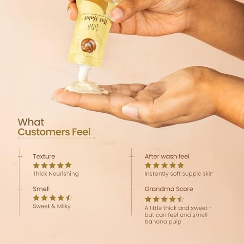 Fresh Banana Mulethi Ksheer Lepa Face Mask For Dry Skin Softening