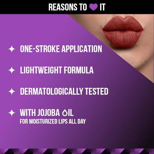 12H Lips Don't Lie Matte Transfer proof Liquid Lipstick