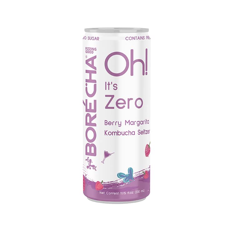 Zero Sugar Kombucha Seltzer Berry Margarita