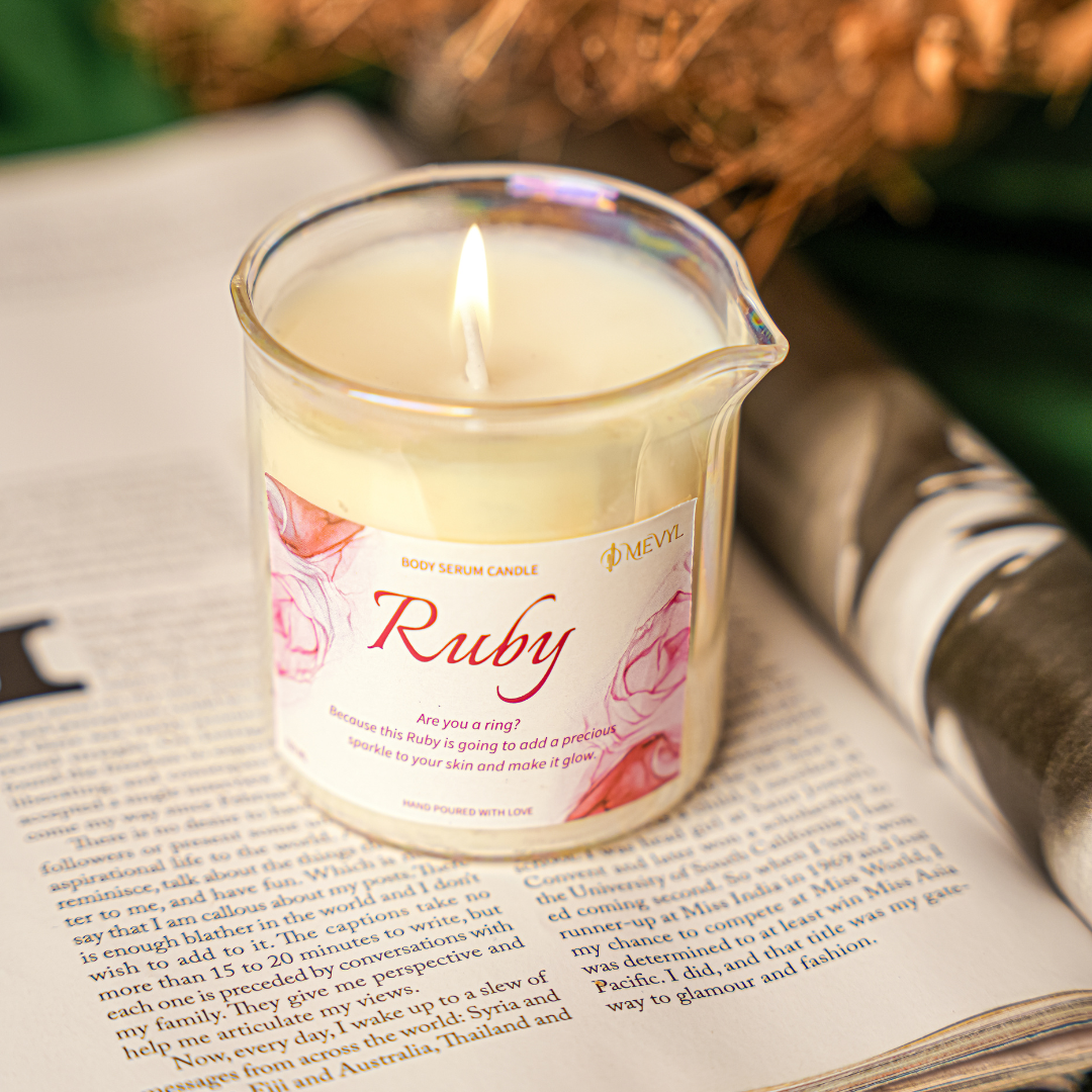 Ruby Body Serum Candle