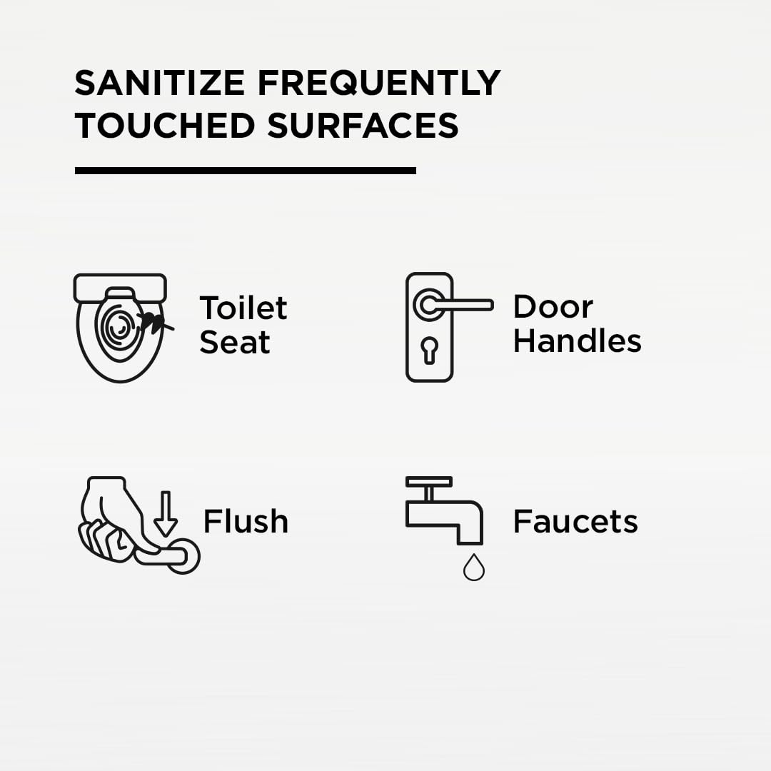 Toilet Seat Sanitizer Spray Floral (Pack of 3)