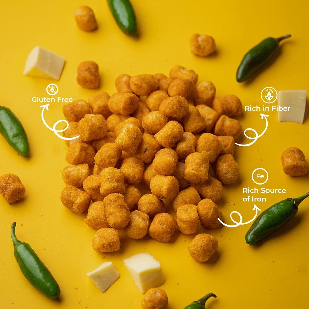 Cheesy Jalapeno Quinoa Puffs (Pack of 2)