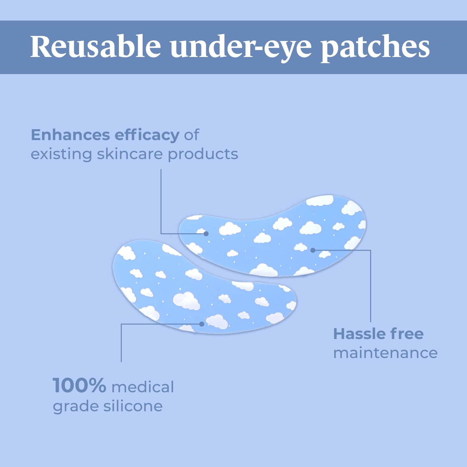Eyes & Shine Reusable Under-Eye Patches for Dark Circles