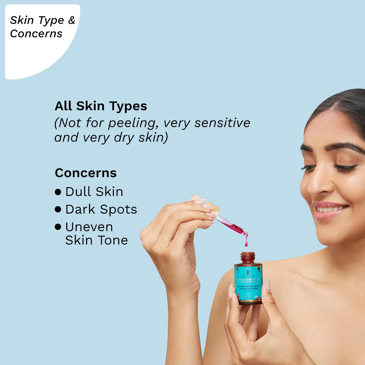 25% AHA + 2% BHA + 5% PHA Peeling Solution for Face