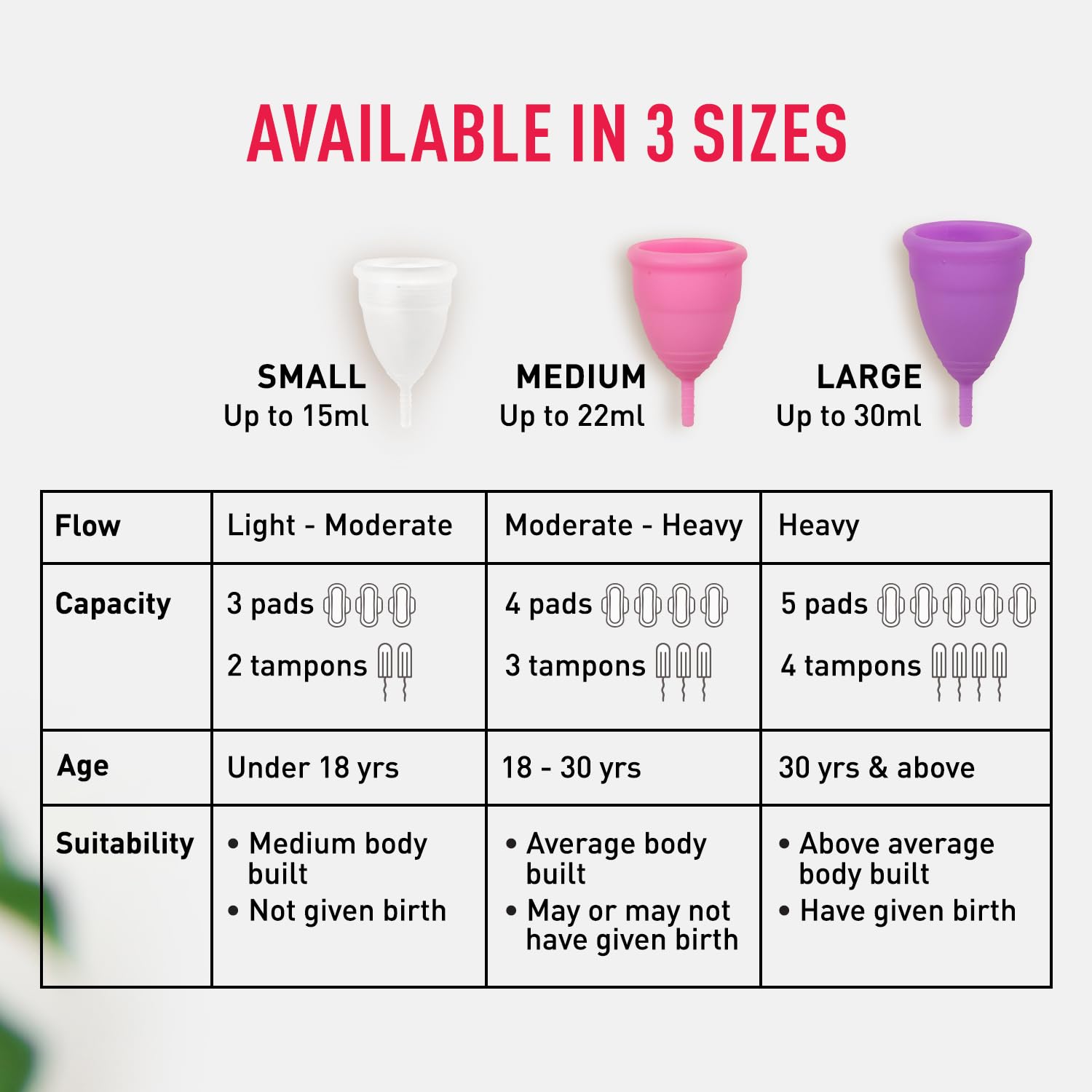 Reusable Menstrual Cup - Medium