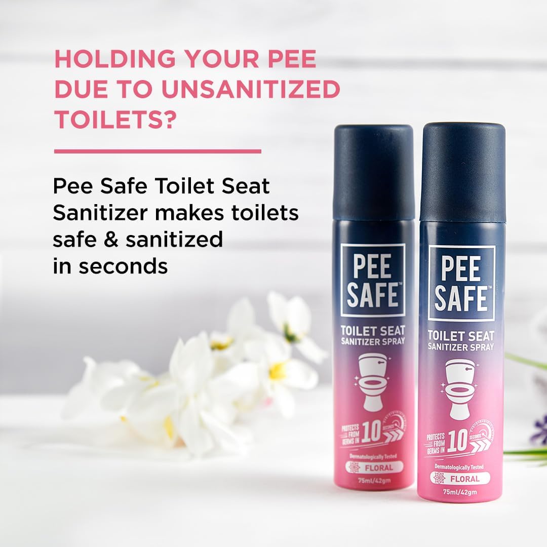 Toilet Seat Sanitizer Spray (Pack of 3)