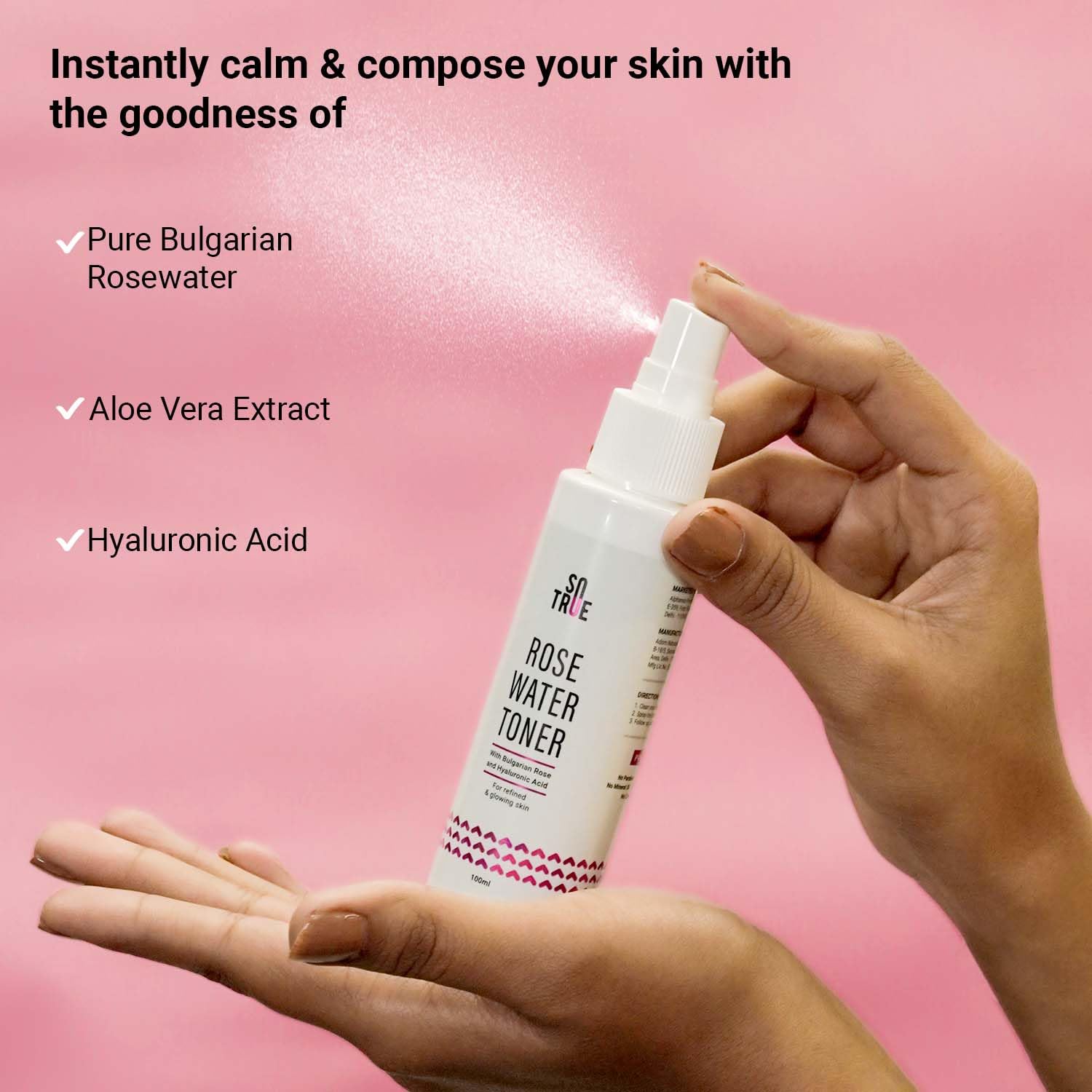 Rose Water Spray For Face