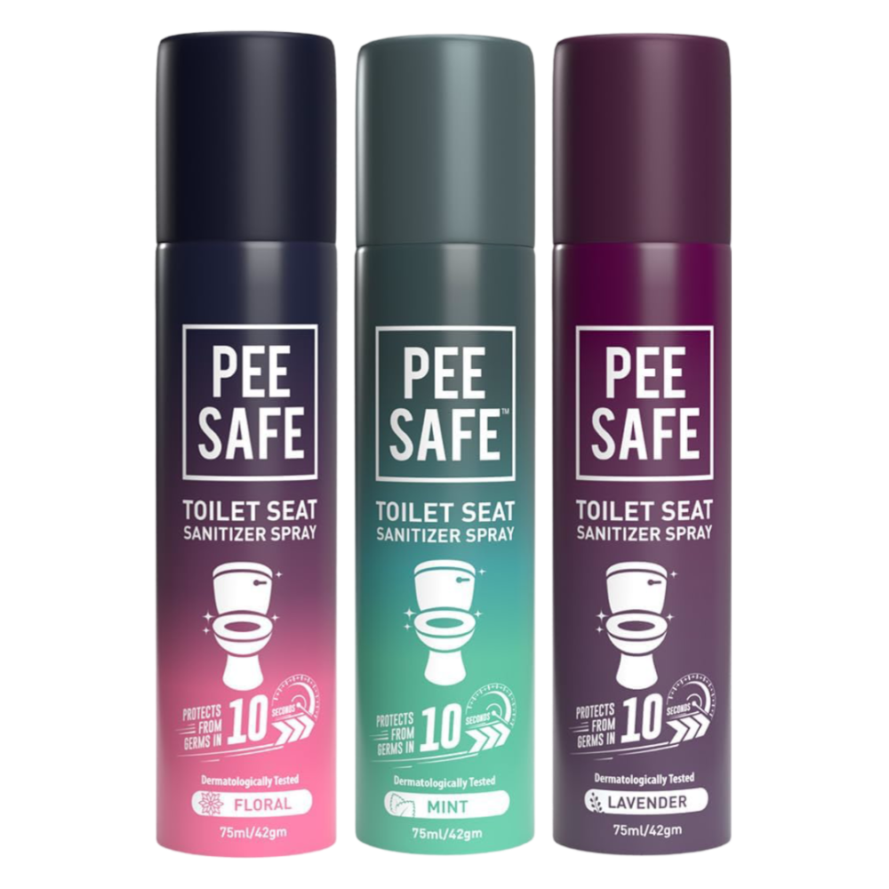 Toilet Seat Sanitizer Spray (Pack of 3)