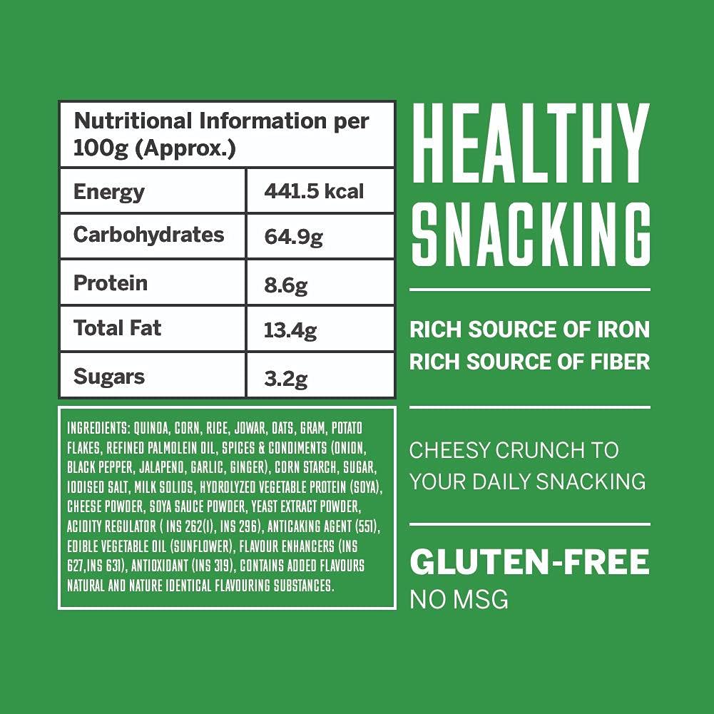 Cheesy Jalapeno Quinoa Puffs (Pack of 2)