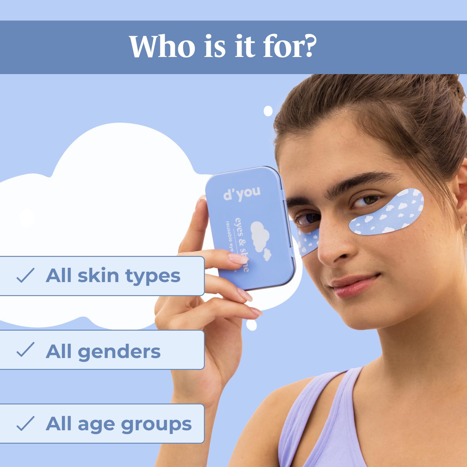 Eyes & Shine Reusable Under-Eye Patches for Dark Circles