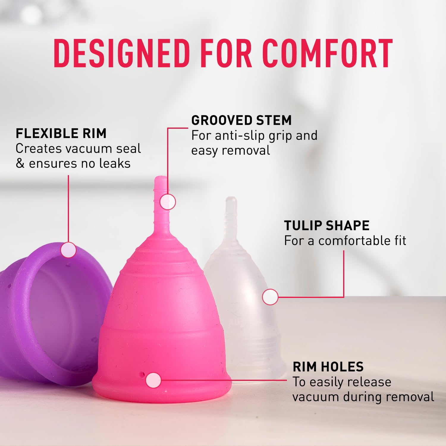 Reusable Menstrual Cup - Medium