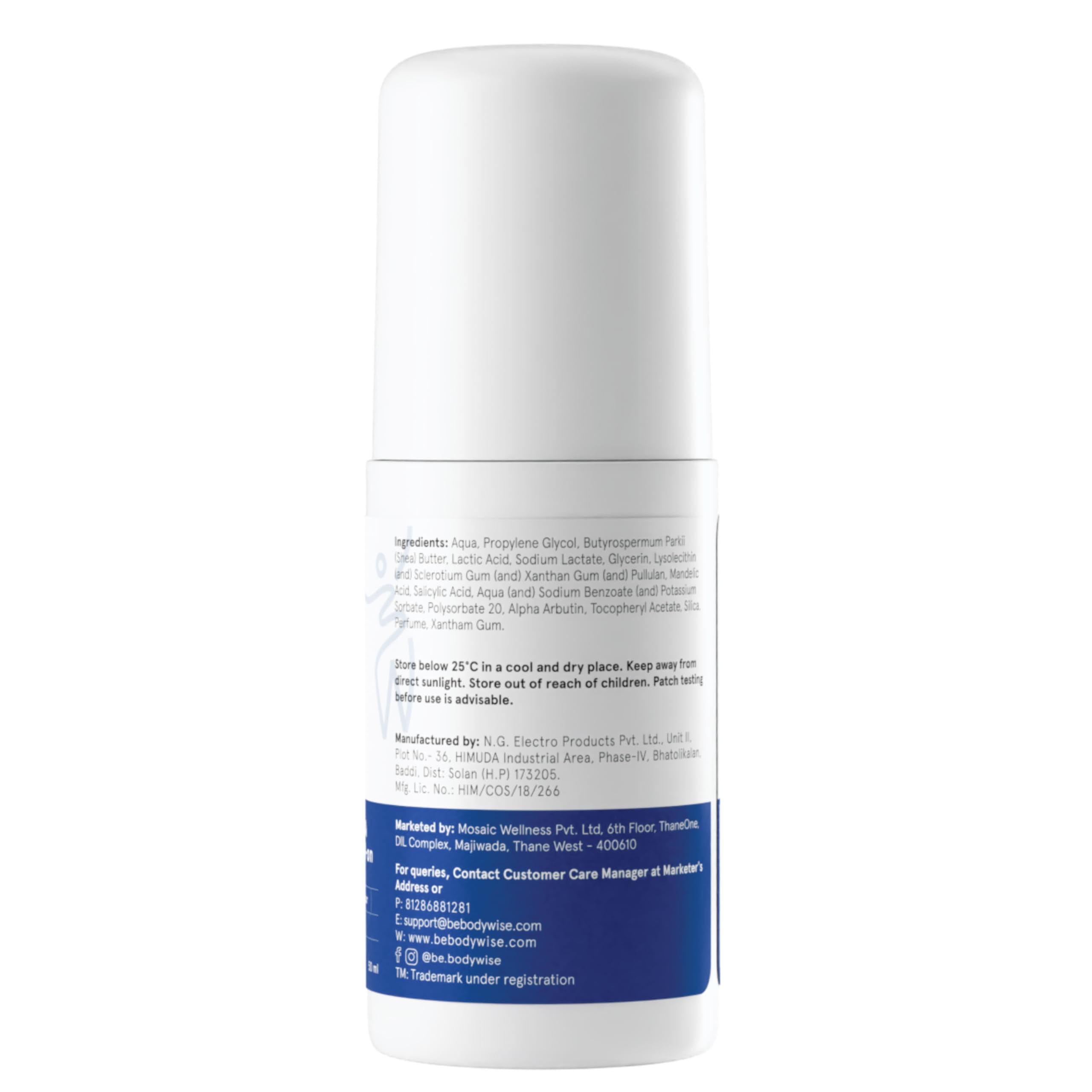 4% AHA BHA Underarm Roll on