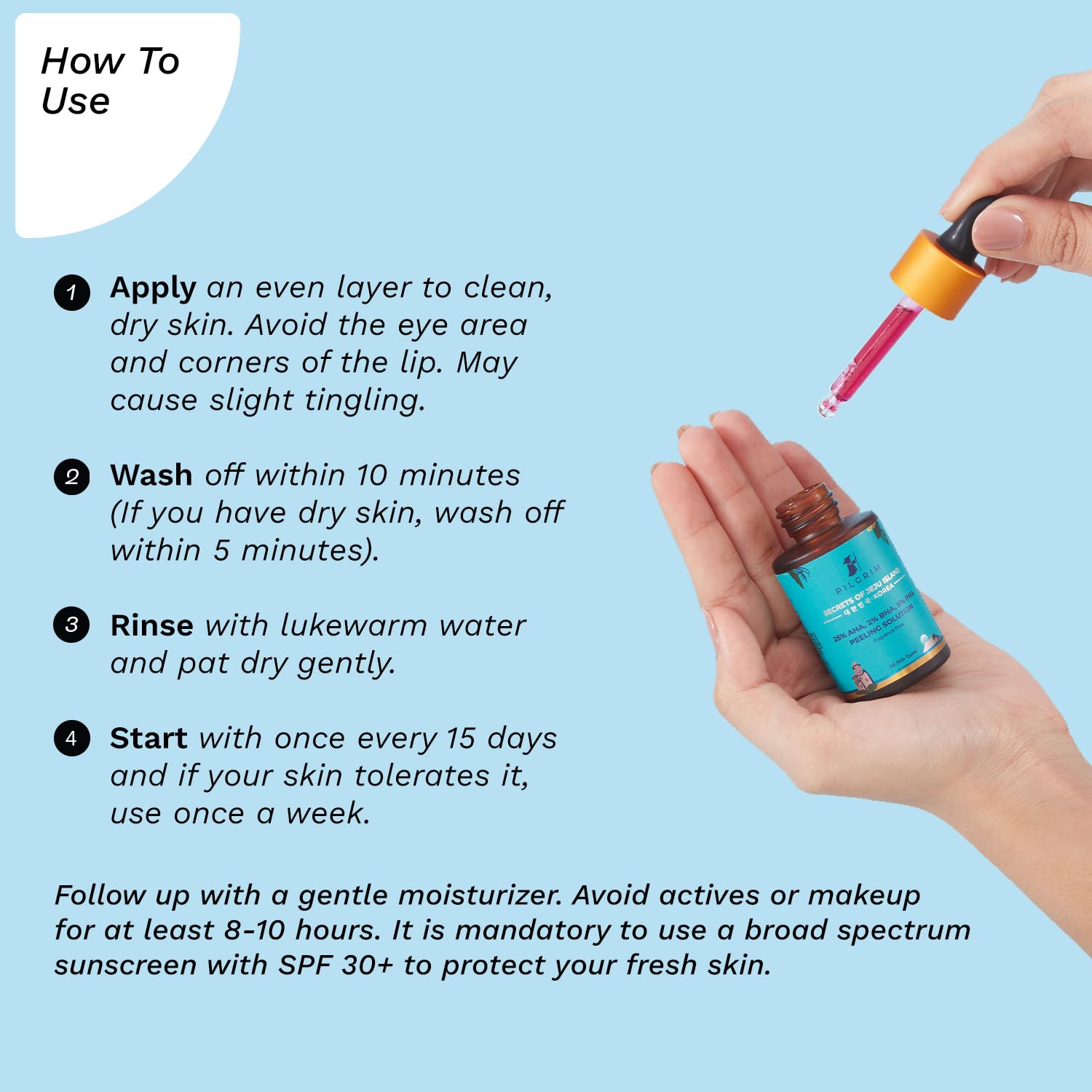 25% AHA + 2% BHA + 5% PHA Peeling Solution for Face