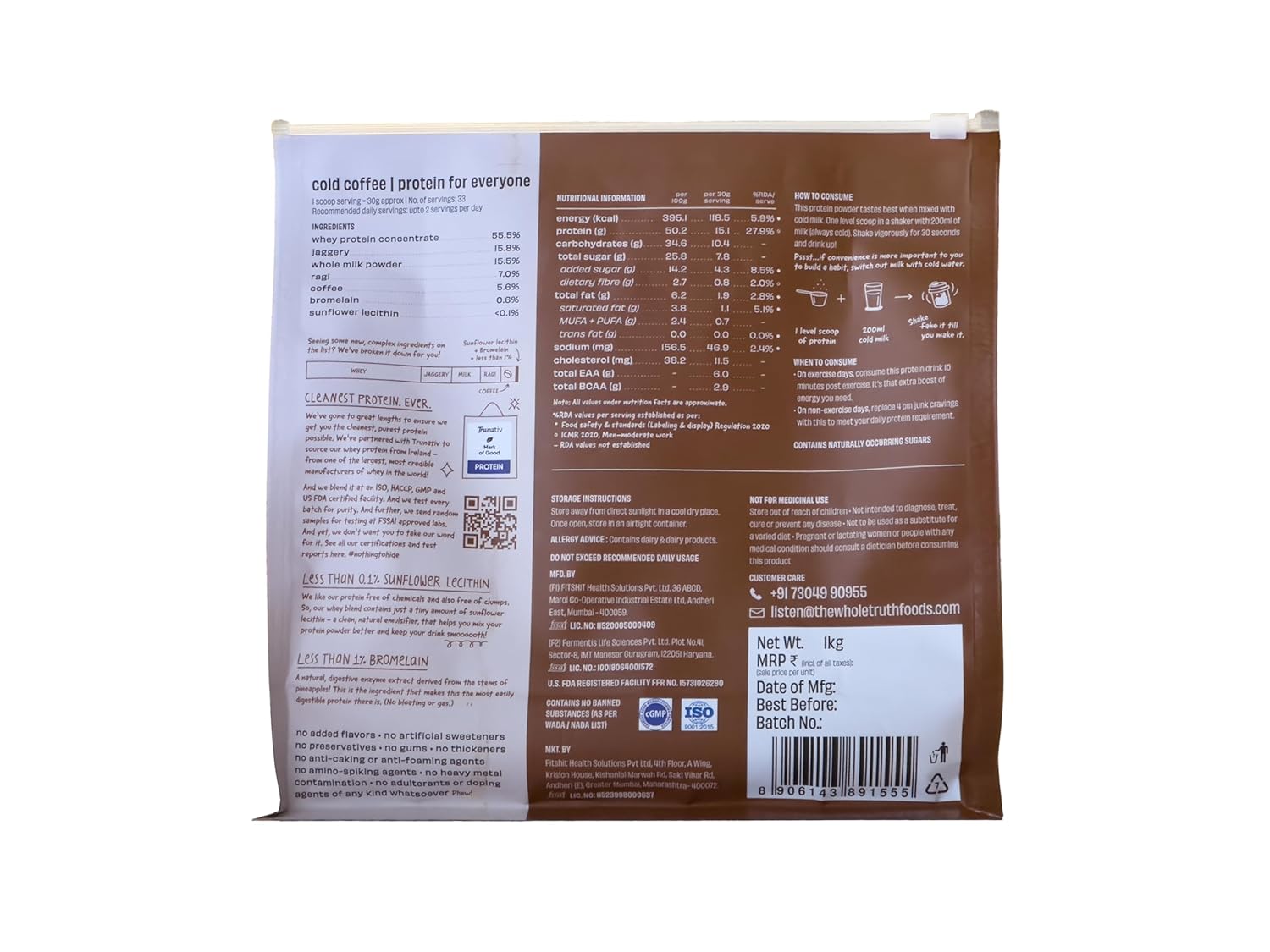 Cold Coffee 15g Whey Protein