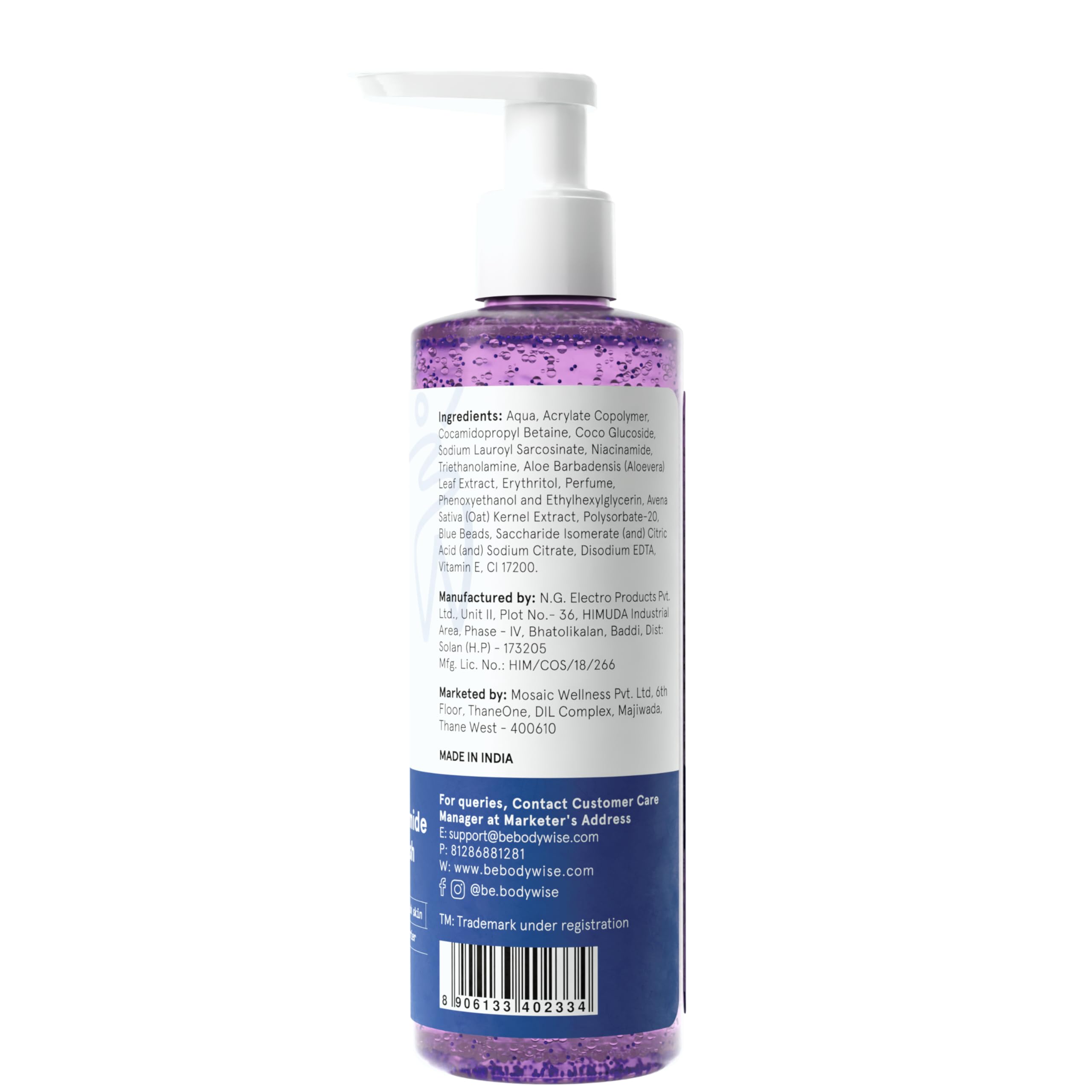 5% Niacinamide Brightening Body Wash