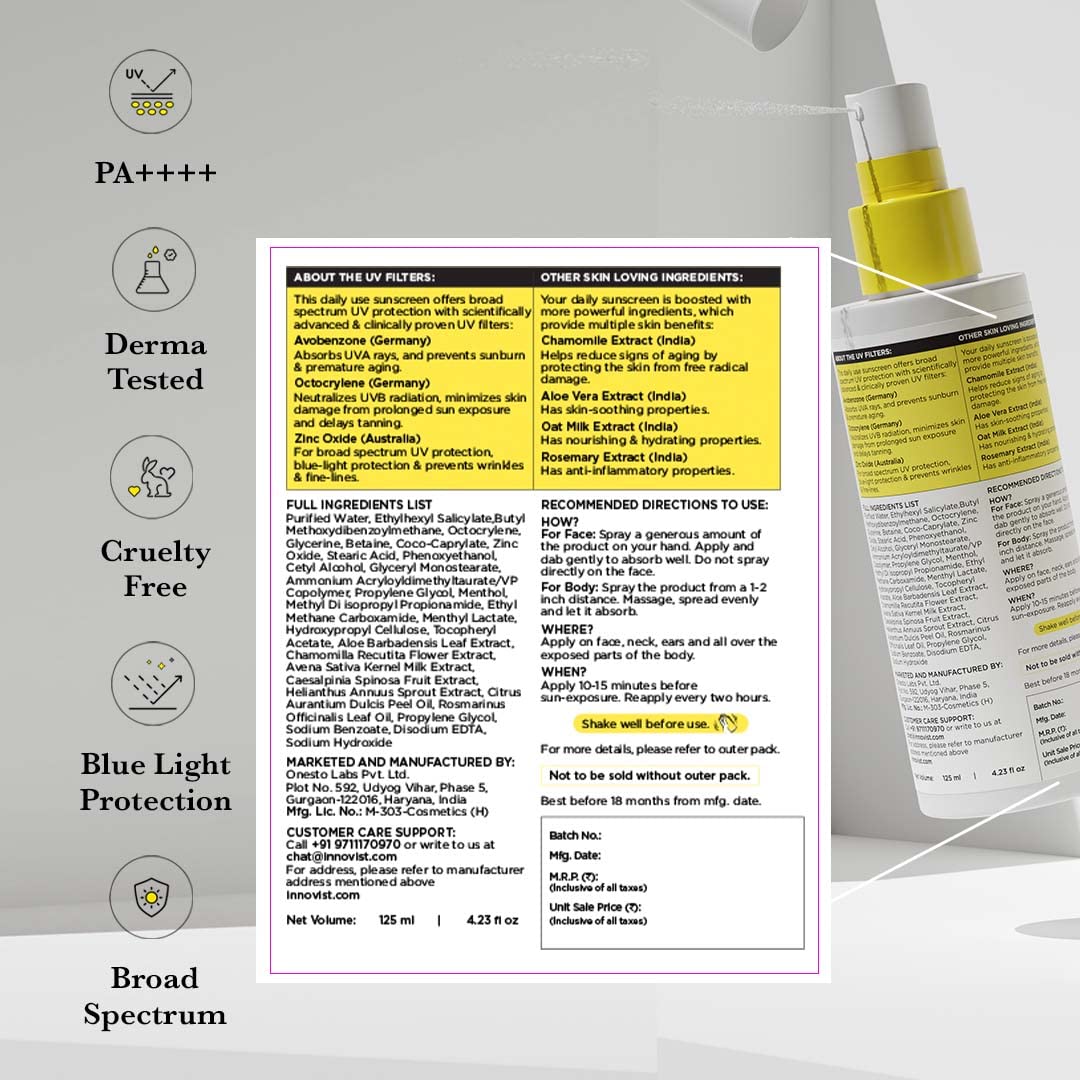 Fluid Body Sunscreen SPF 60