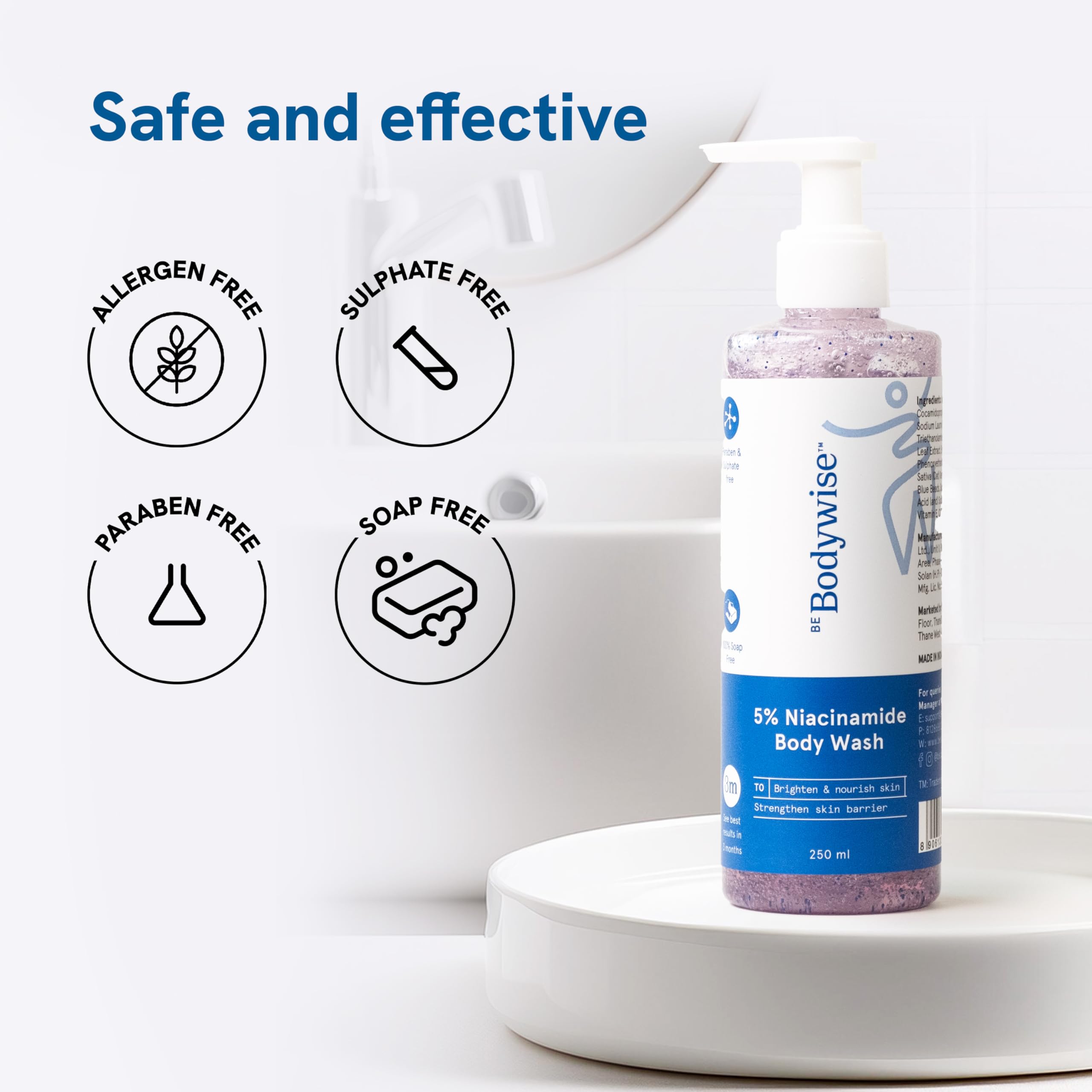 5% Niacinamide Brightening Body Wash