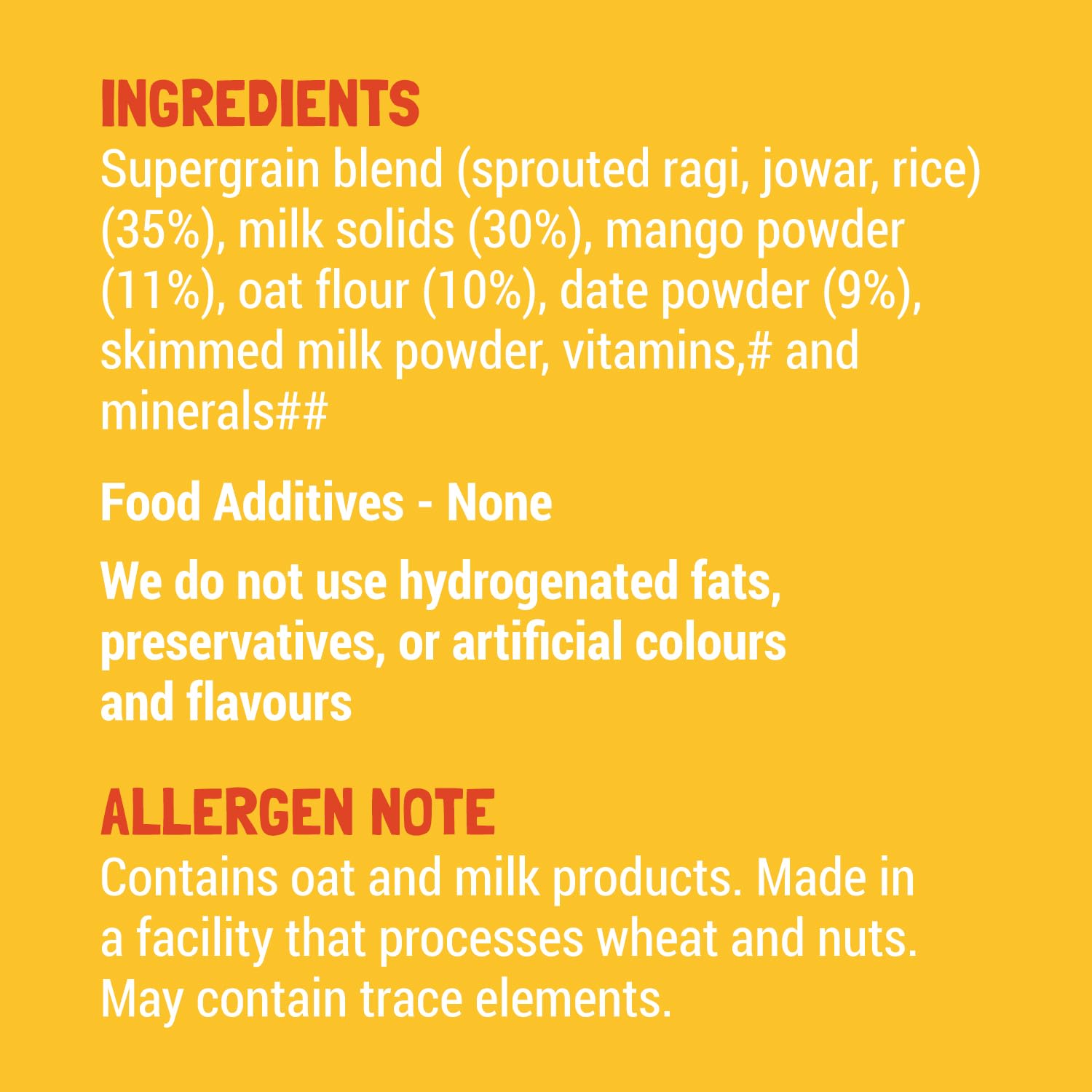 Mango, Ragi & Rice Cereal