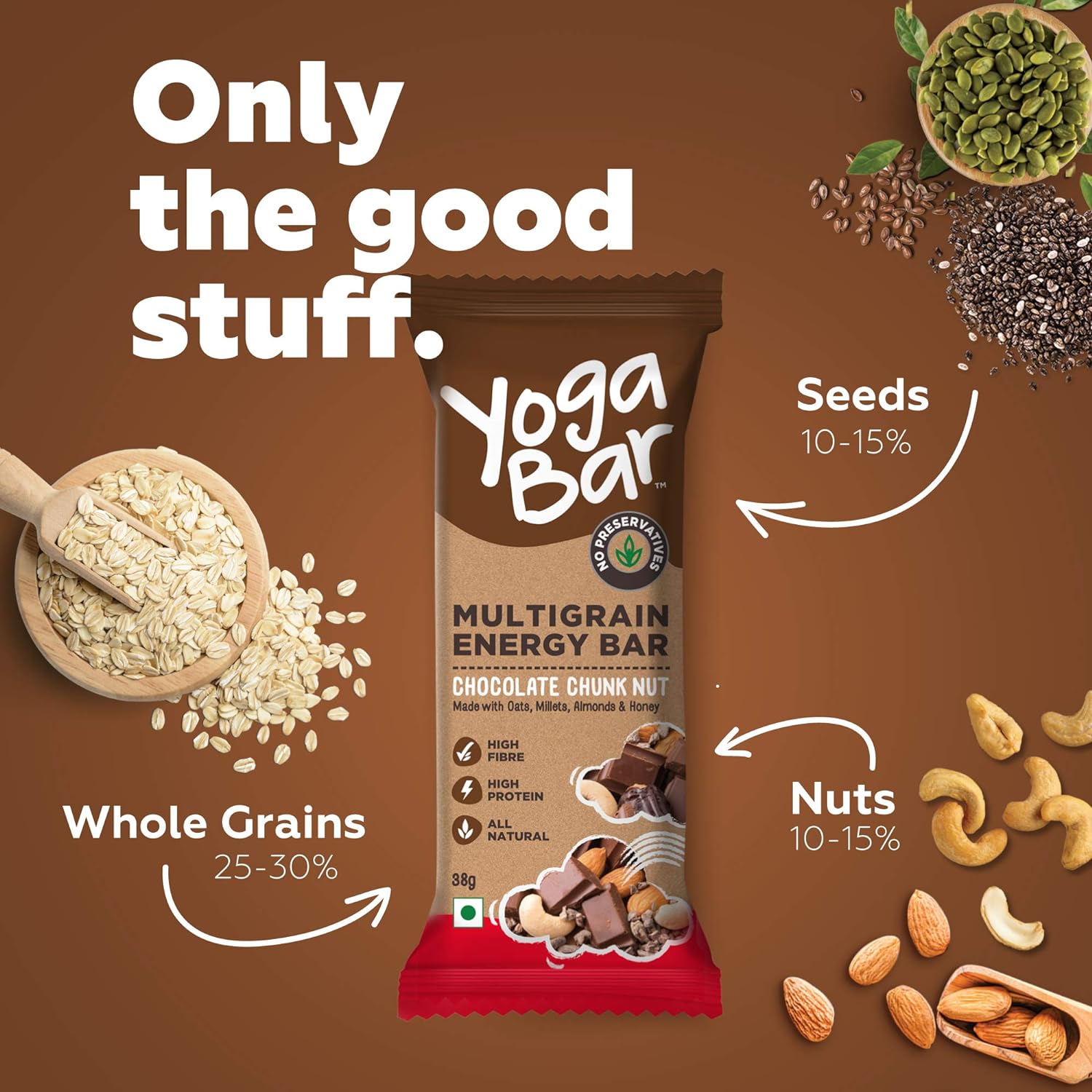 Energy Bars Chocolate Chunk Box
