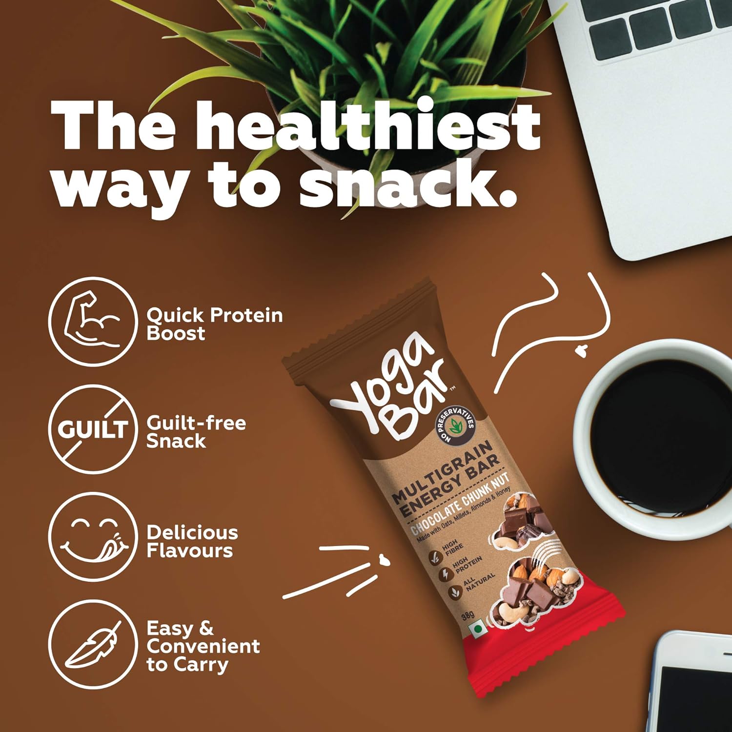 Energy Bars Chocolate Chunk Box