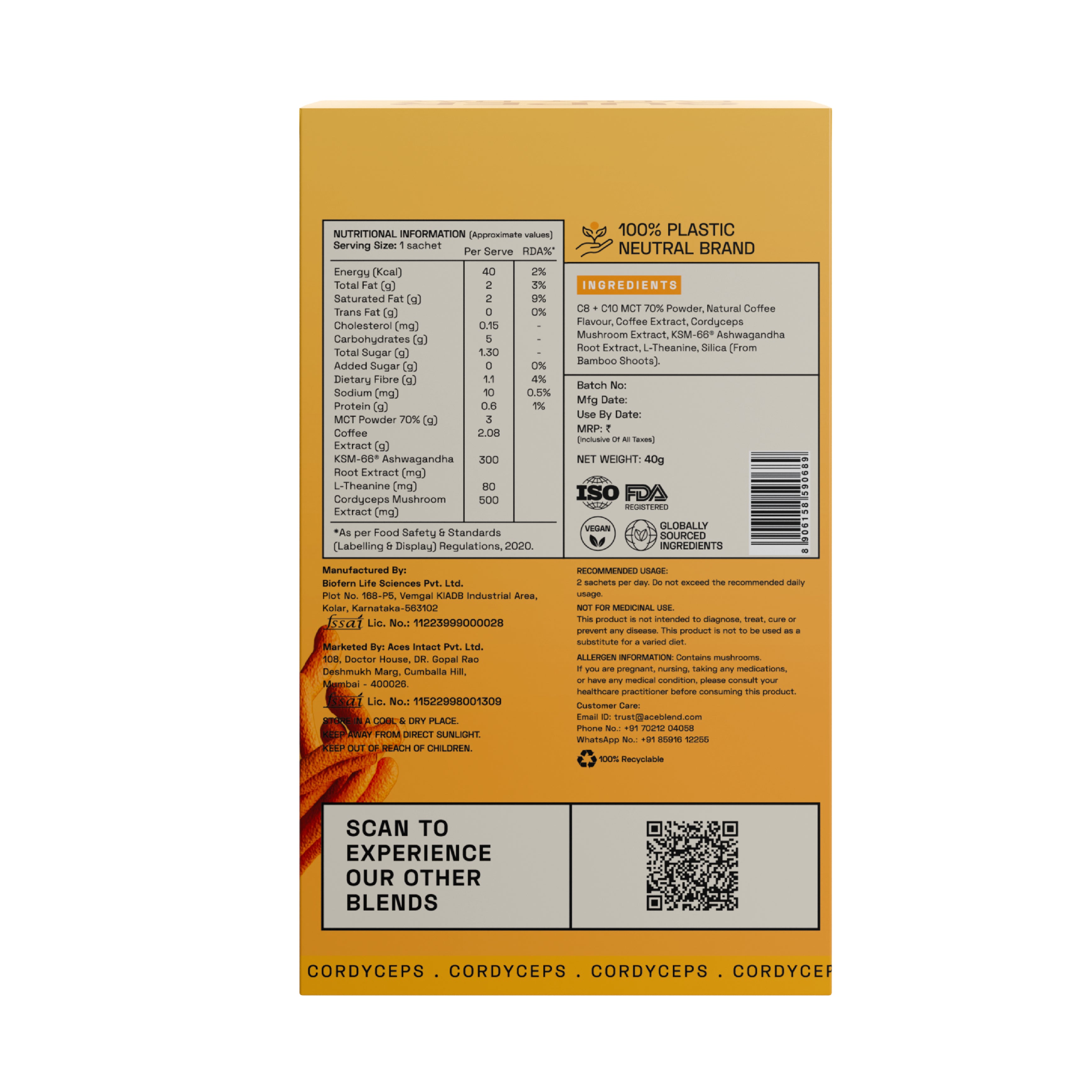 Cordyceps Shroom Coffee