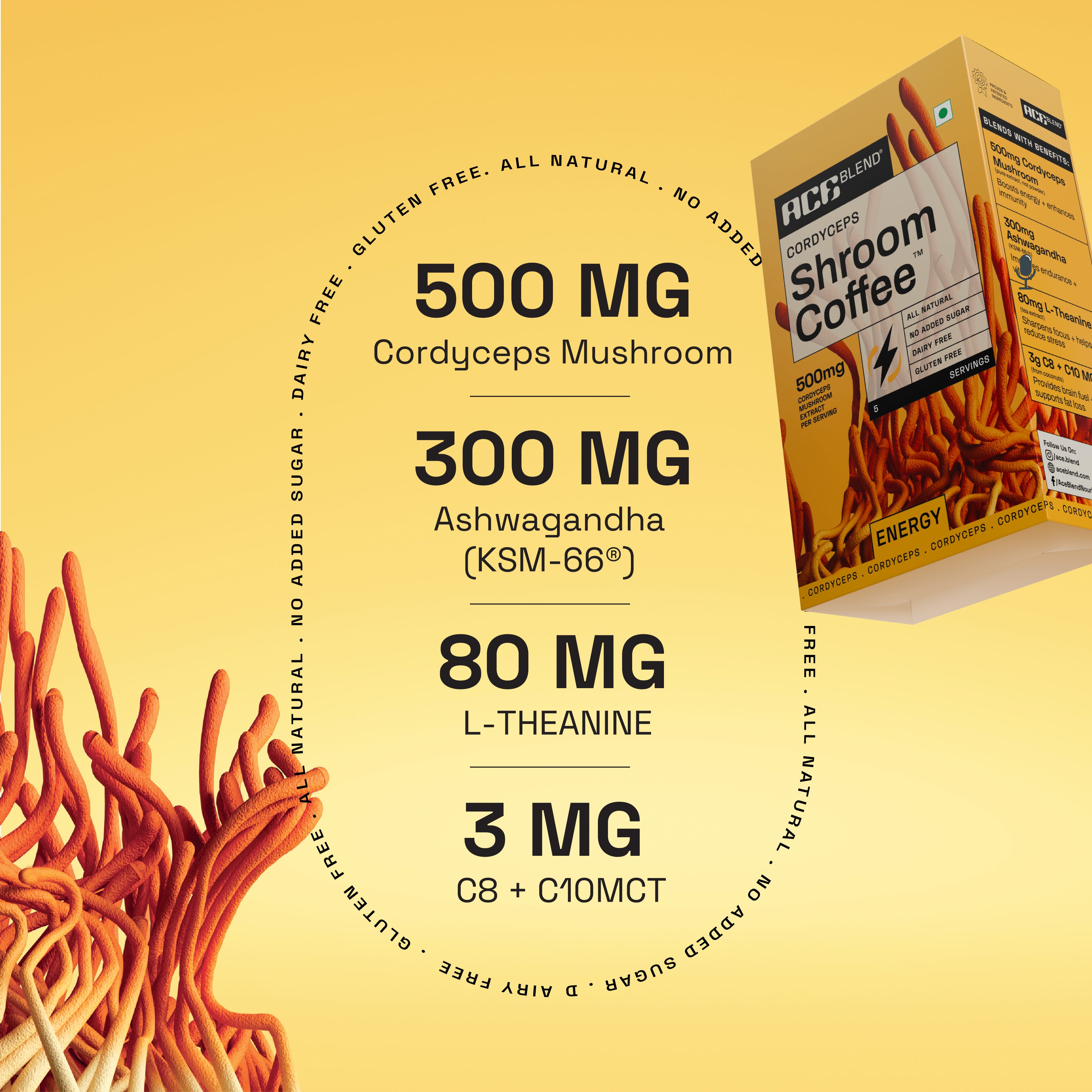 Cordyceps Shroom Coffee