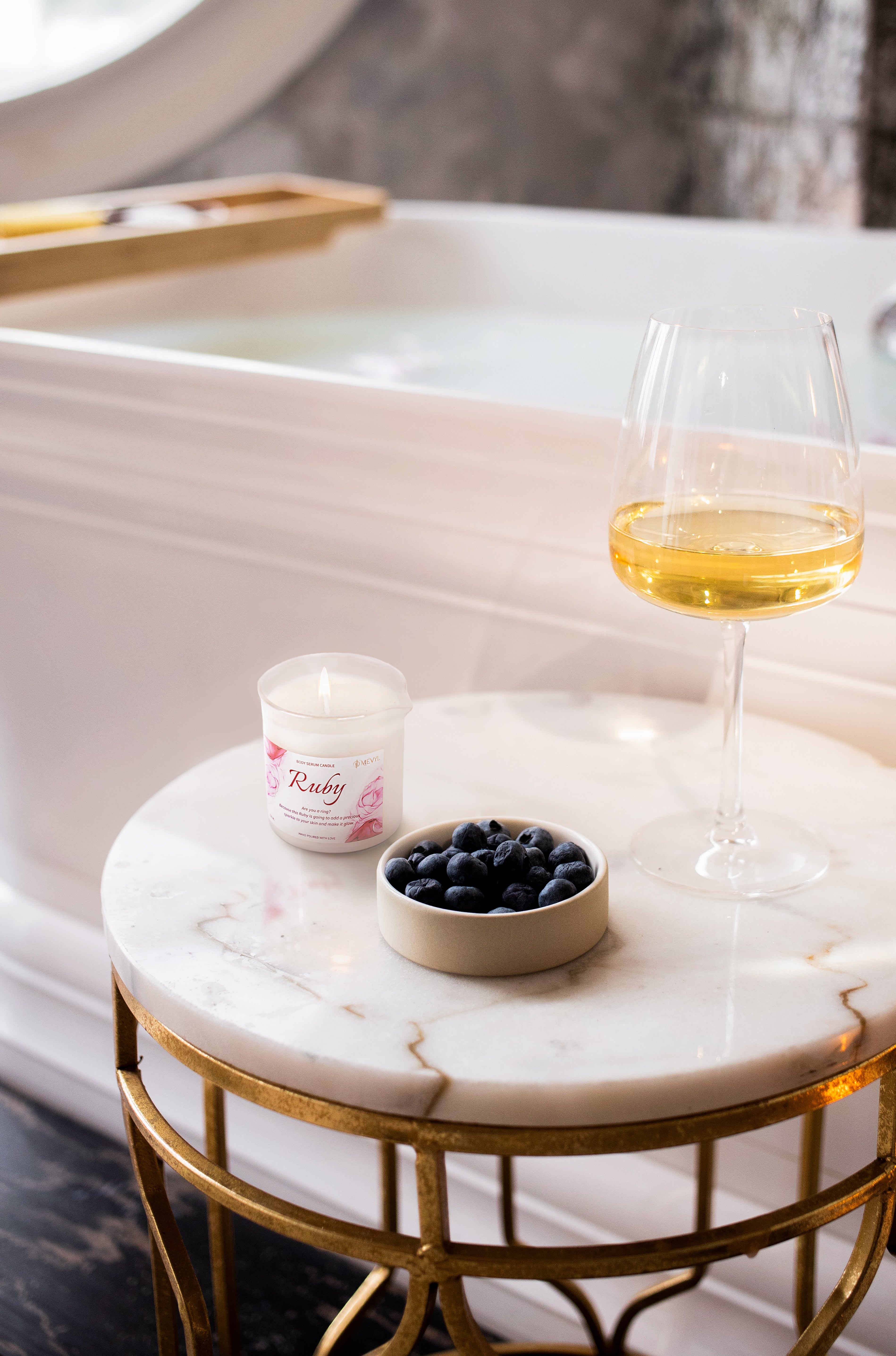 Ruby Body Serum Candle