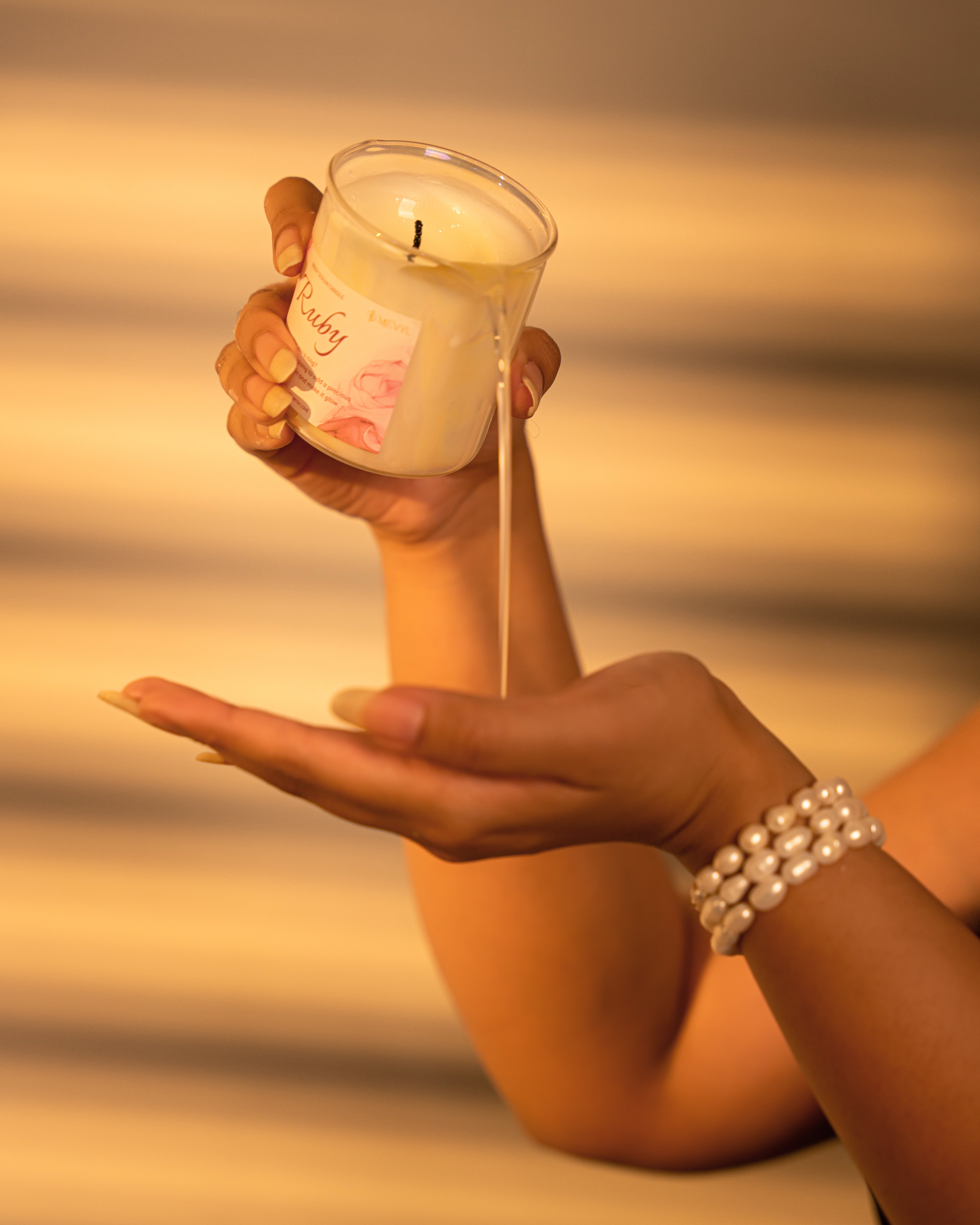 Ruby Body Serum Candle