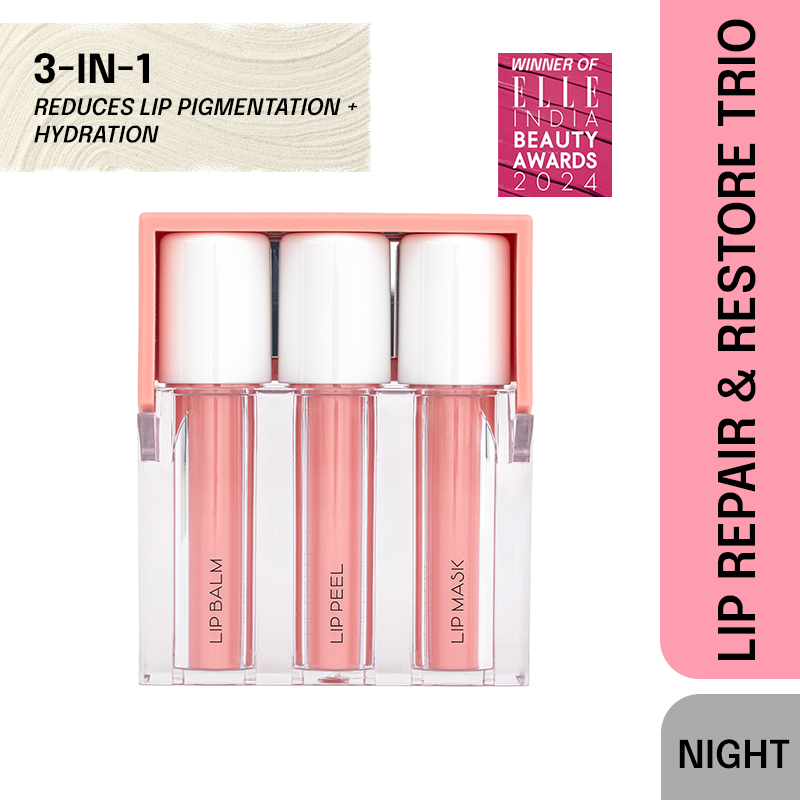 Korean PM Lip Repair Trio: Hydrating Balm, Lip Peel & Moisturizing Mask