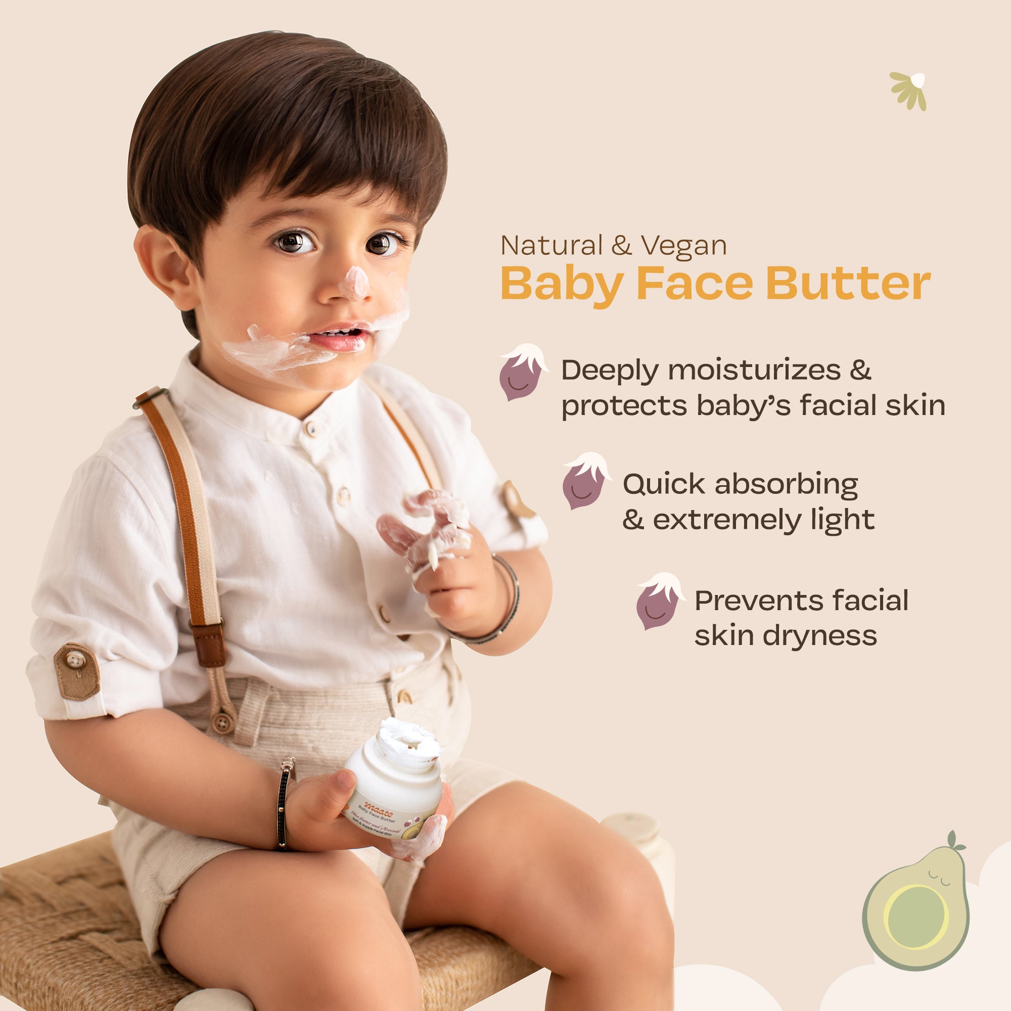 Shea Butter & Avocado Baby Face Butter
