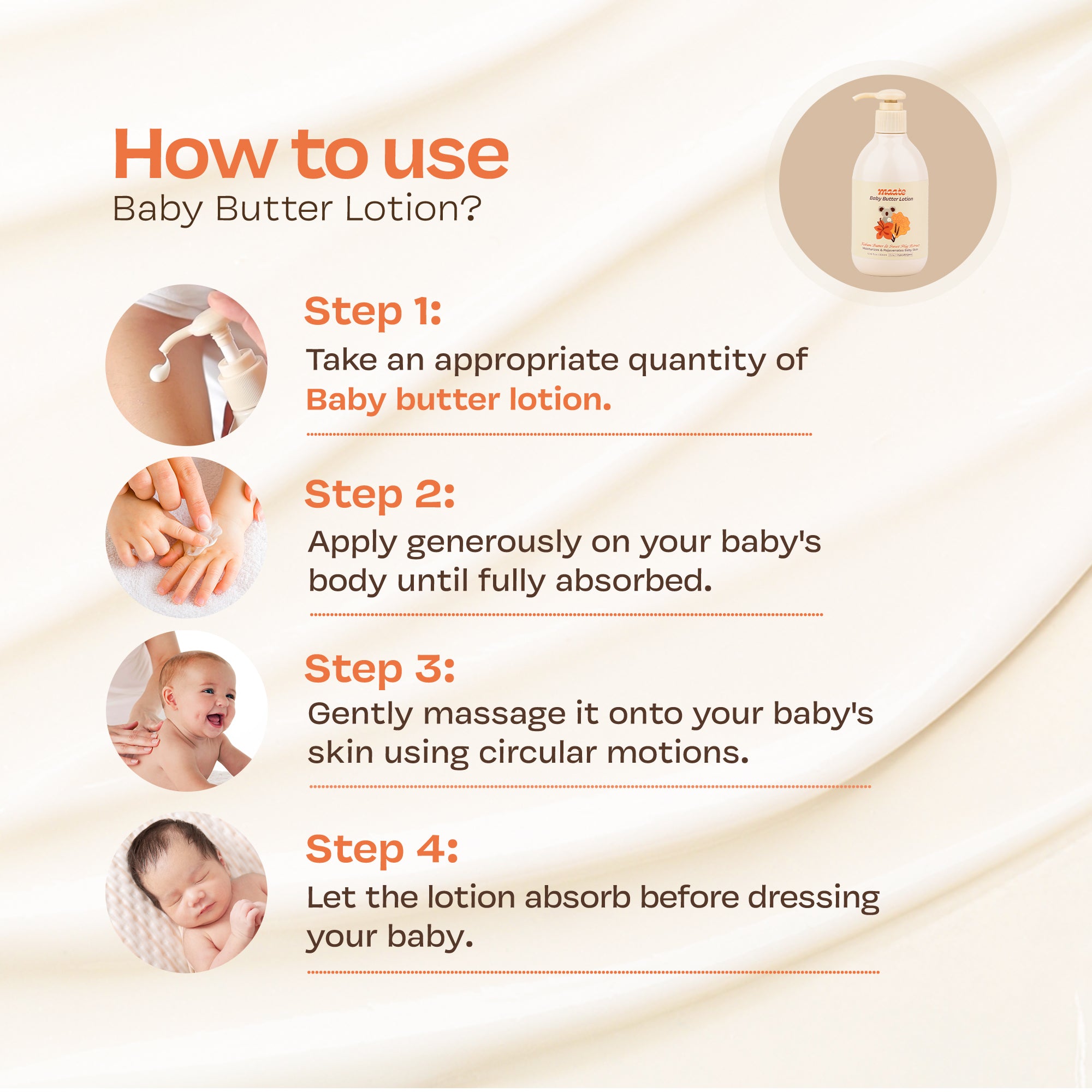Pure Kokum Butter & Sweet Flag Extract Baby Body Lotion
