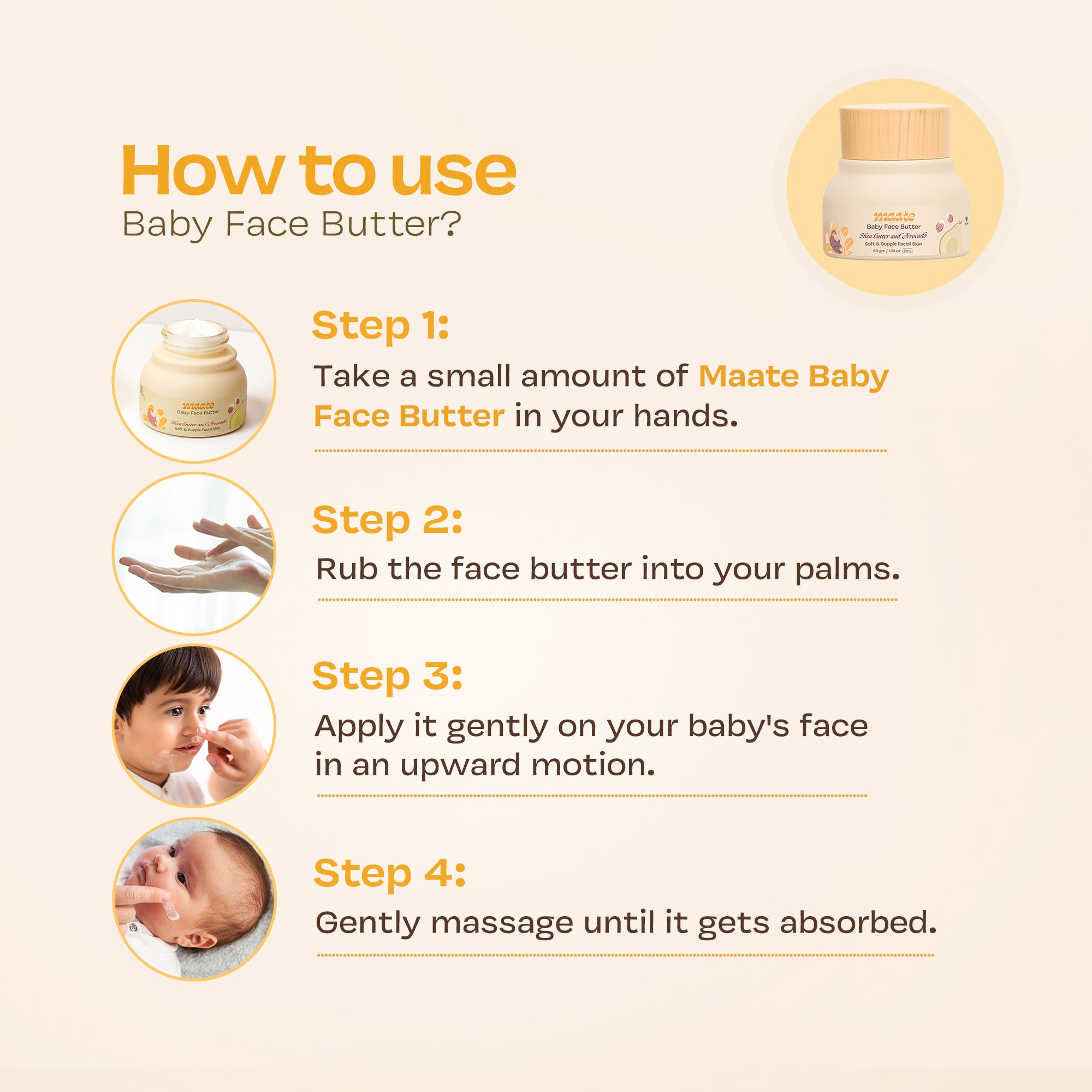 Shea Butter & Avocado Baby Face Butter