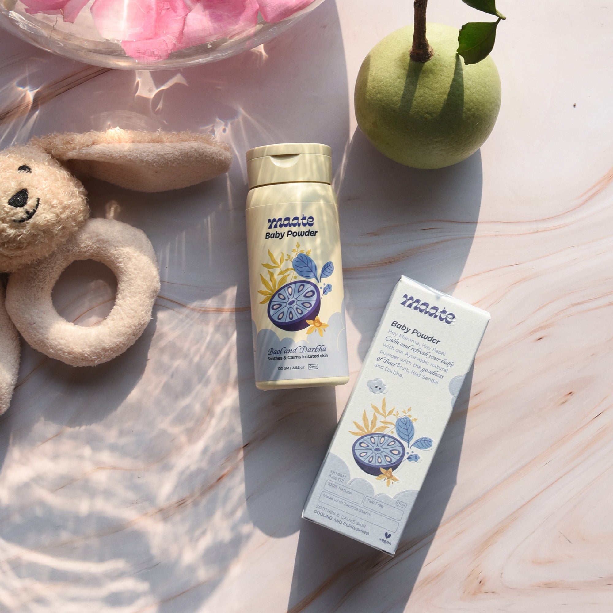 Talc Free Ayurvedic Baby Powder
