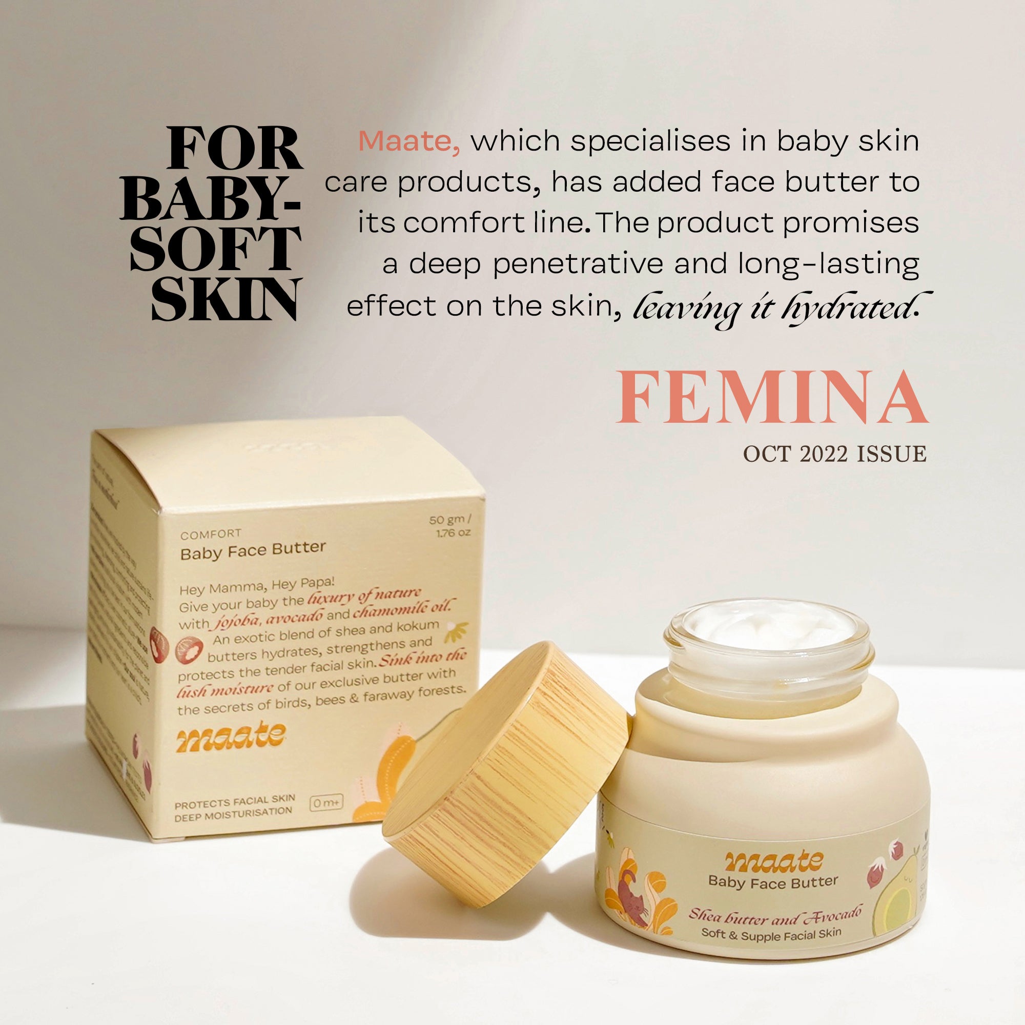 Shea Butter & Avocado Baby Face Butter
