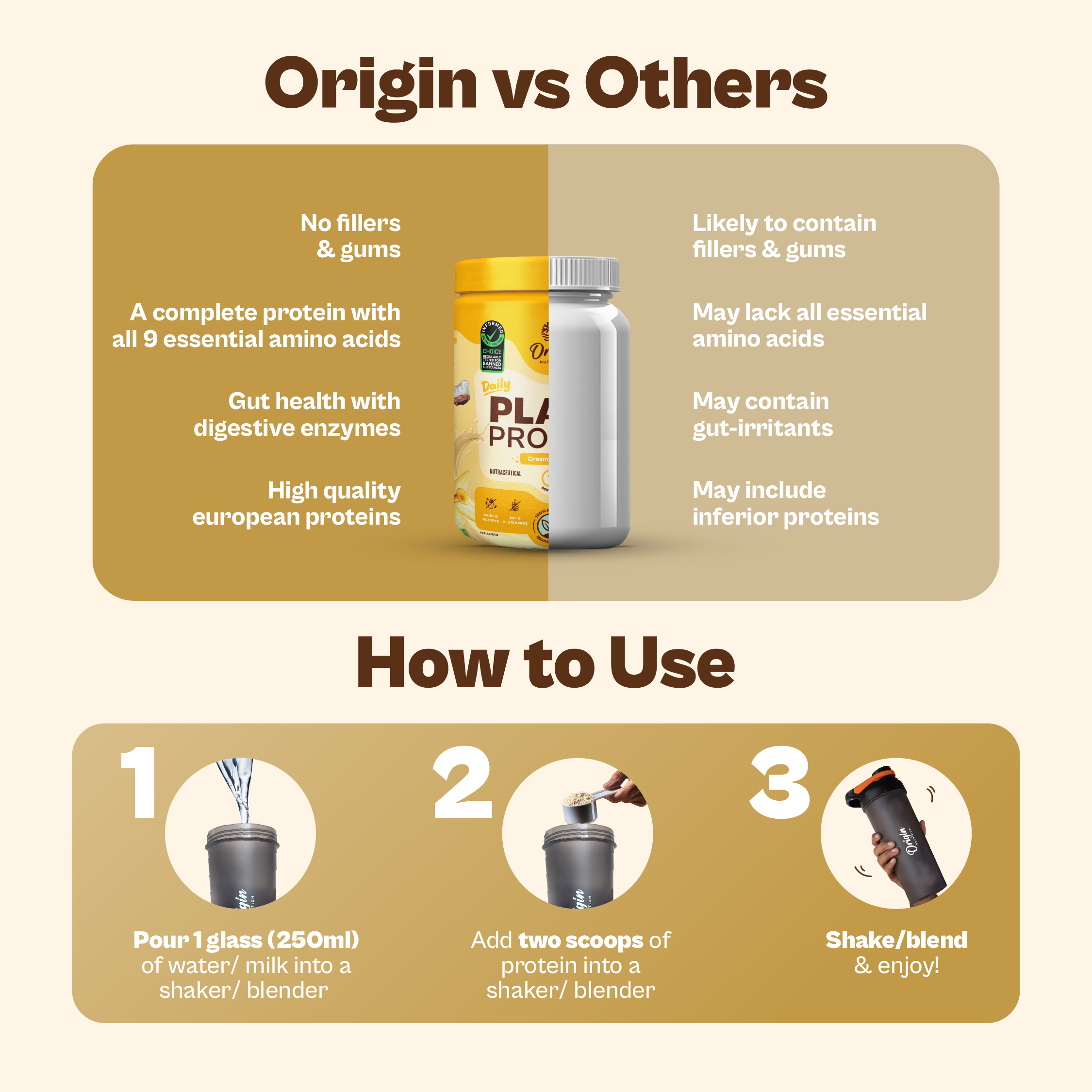 Vanilla Natural Plant Protein Powder