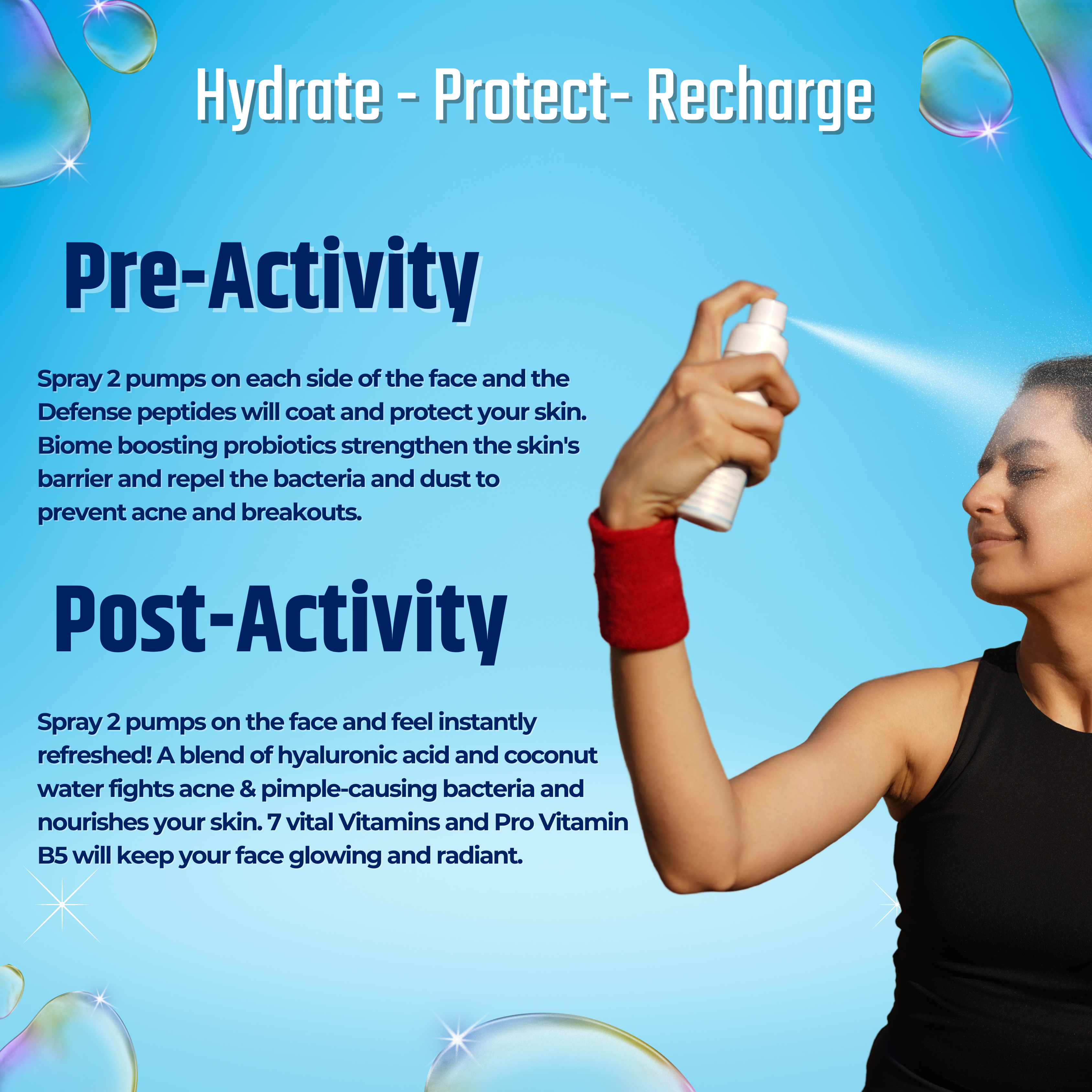 Sweat Protection Face Mist