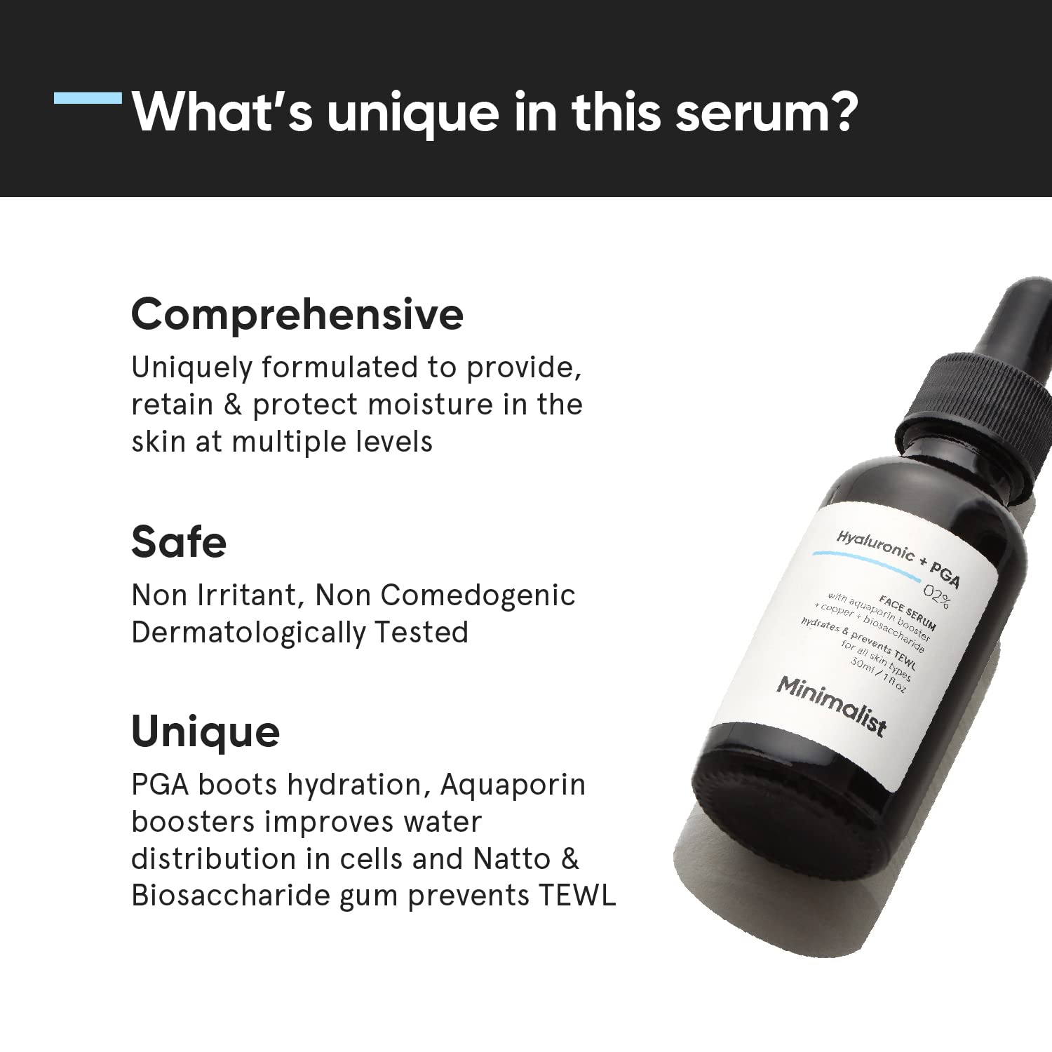 2% Hyaluronic Acid + PGA Serum for Intense Hydration