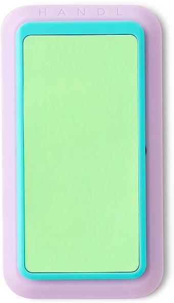 Green/Lavender Glow in the Dark stick Mobile Grips
