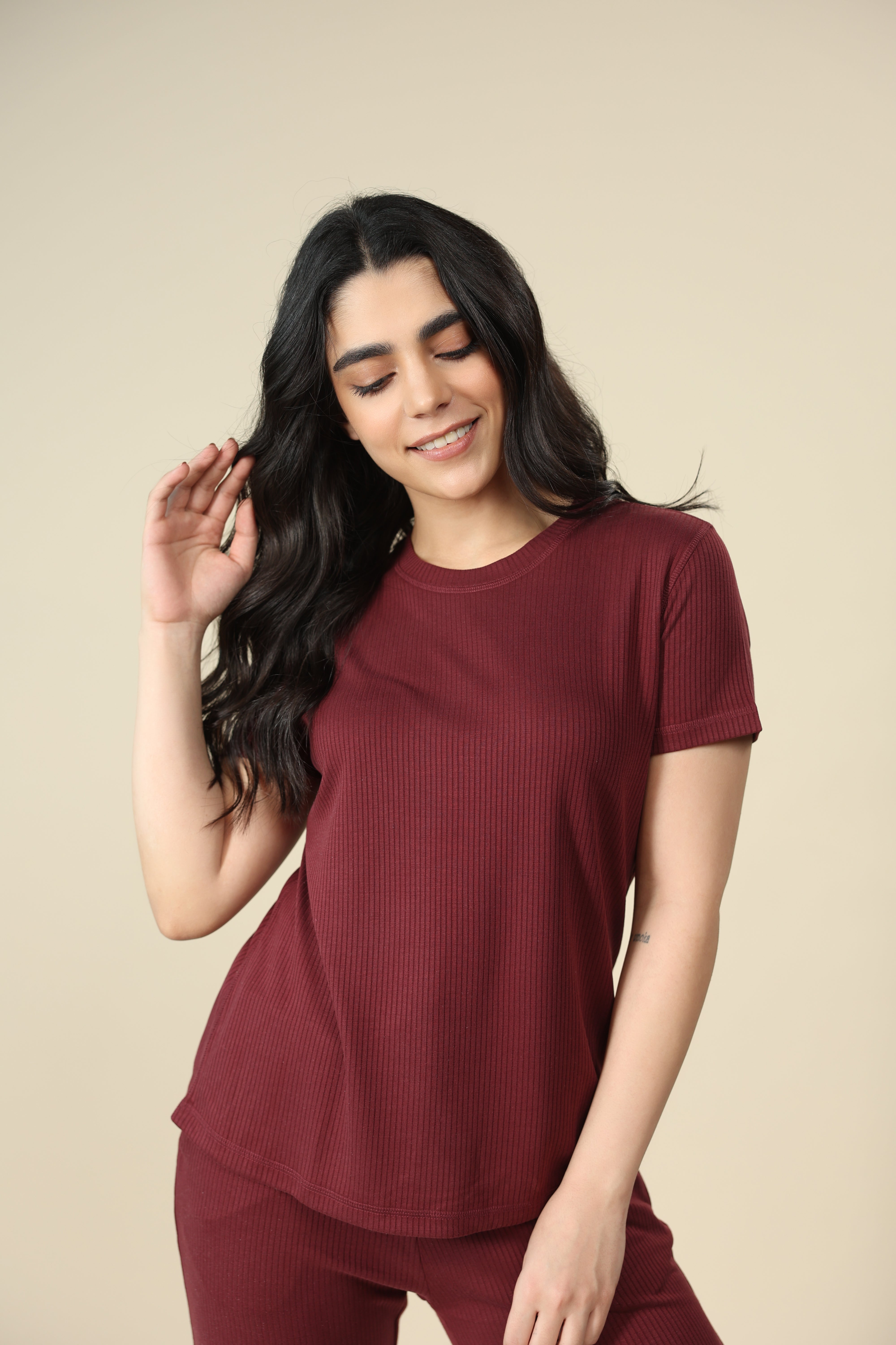 Sangria Tencel Tee