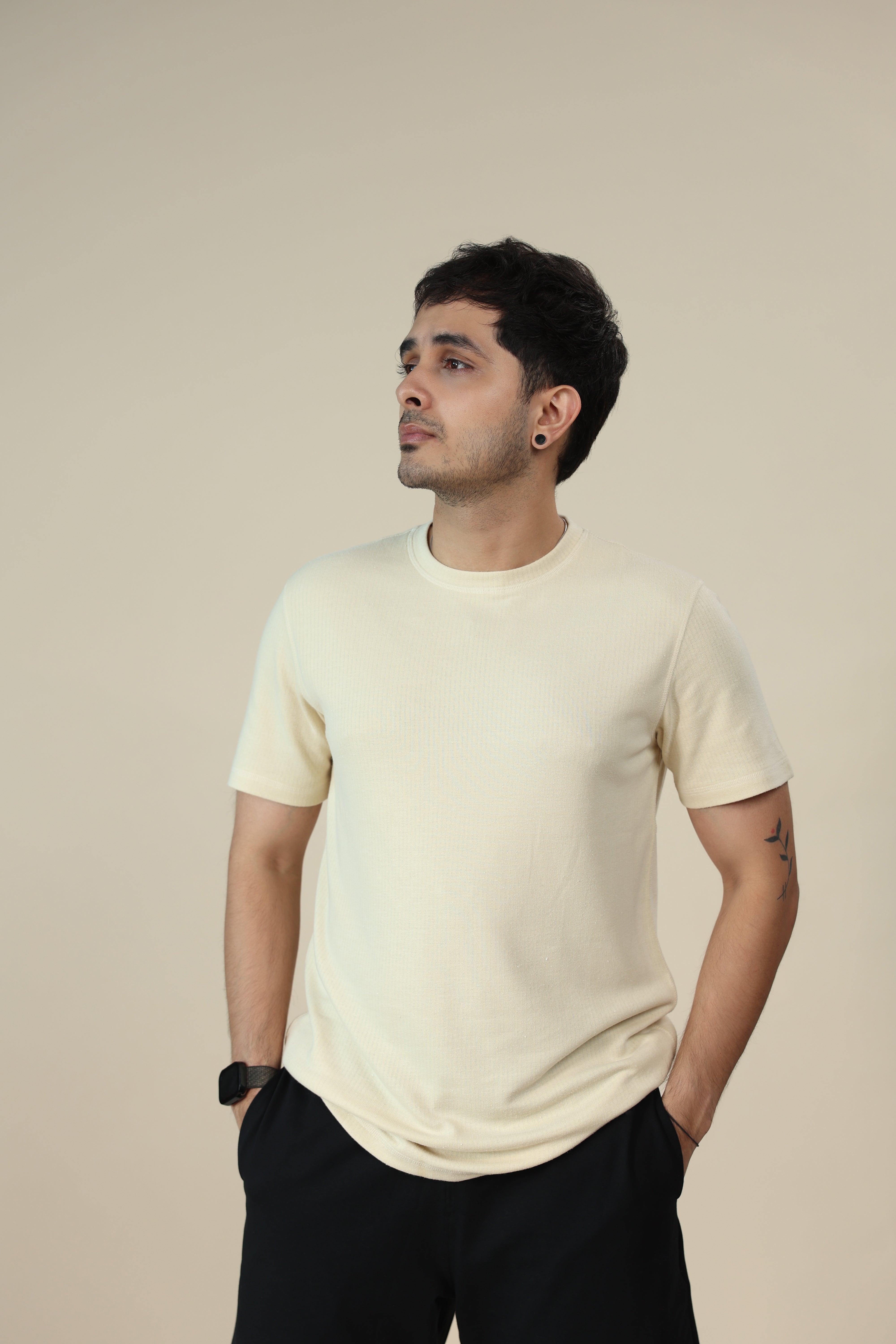 Sand Tencel T-Shirt