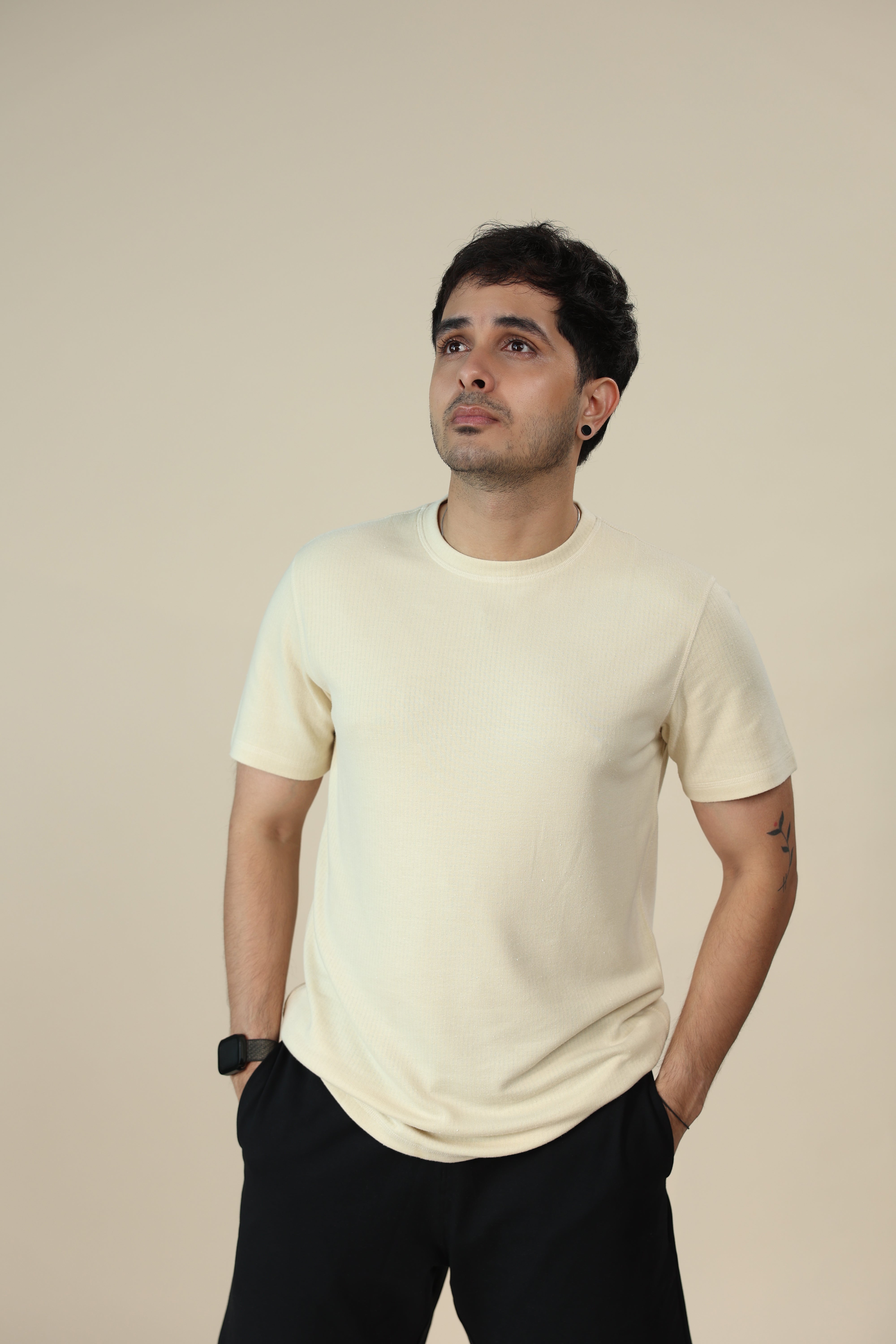 Sand Tencel T-Shirt