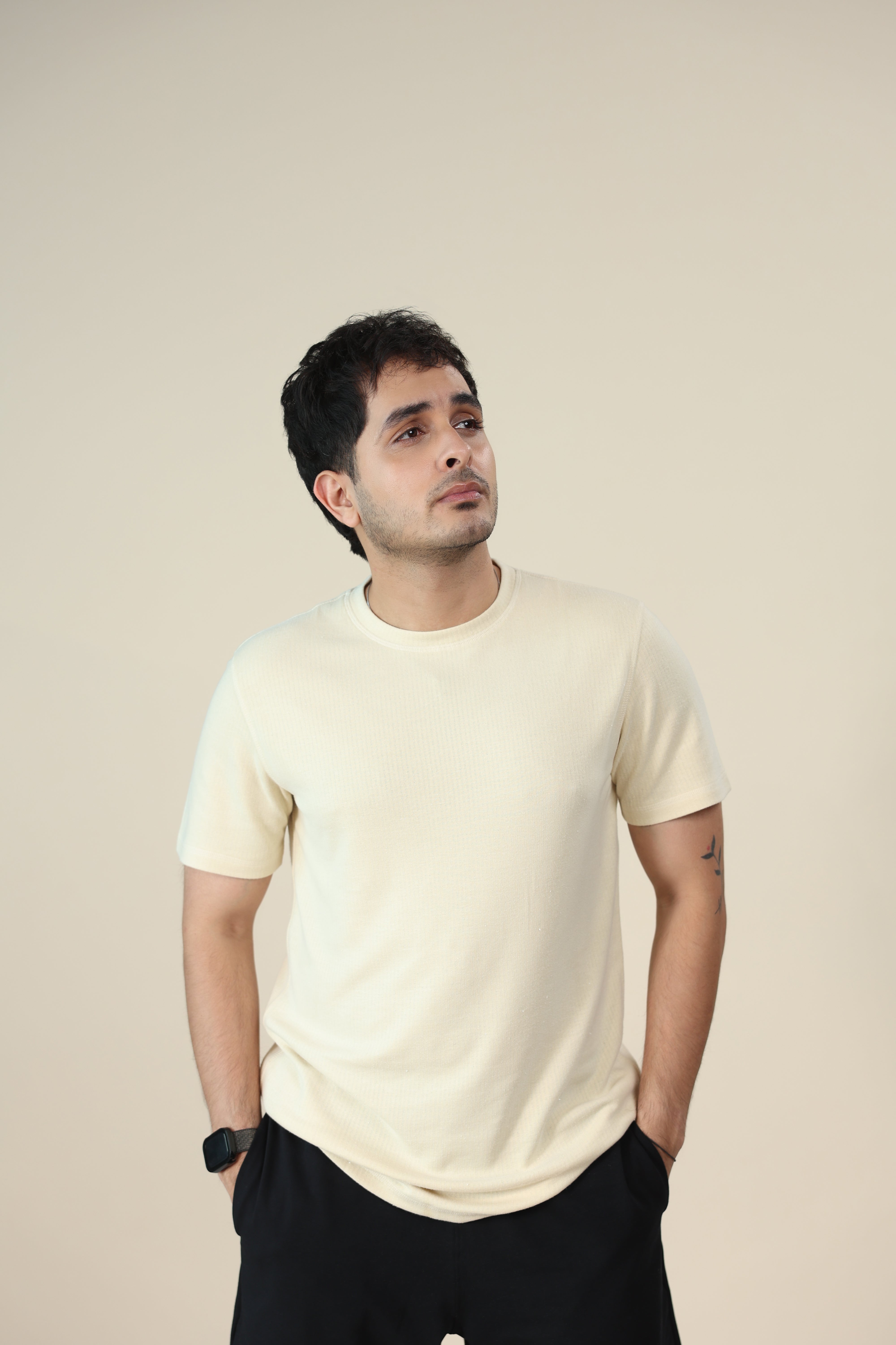 Sand Tencel T-Shirt