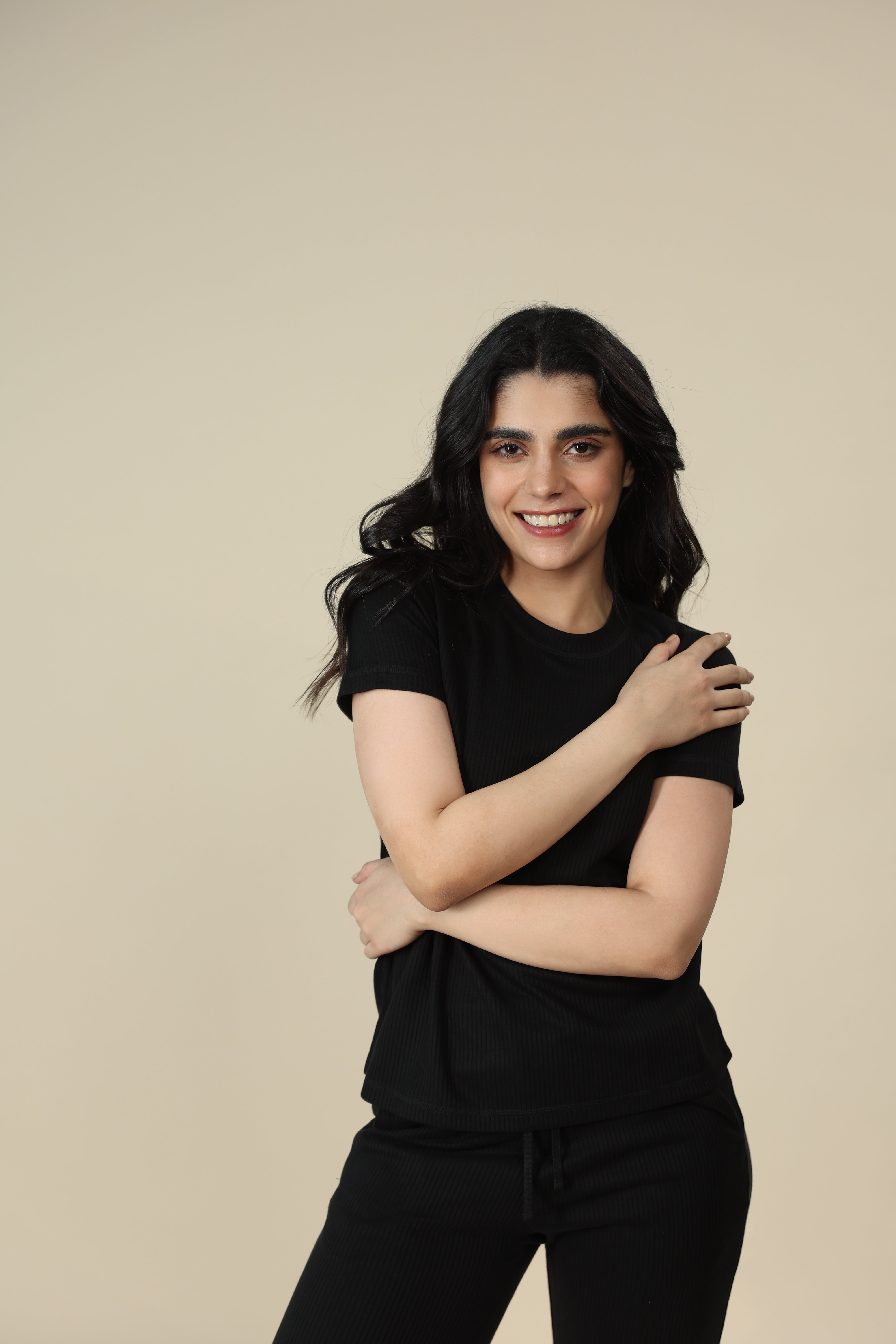 Carbon Black Tencel Tee