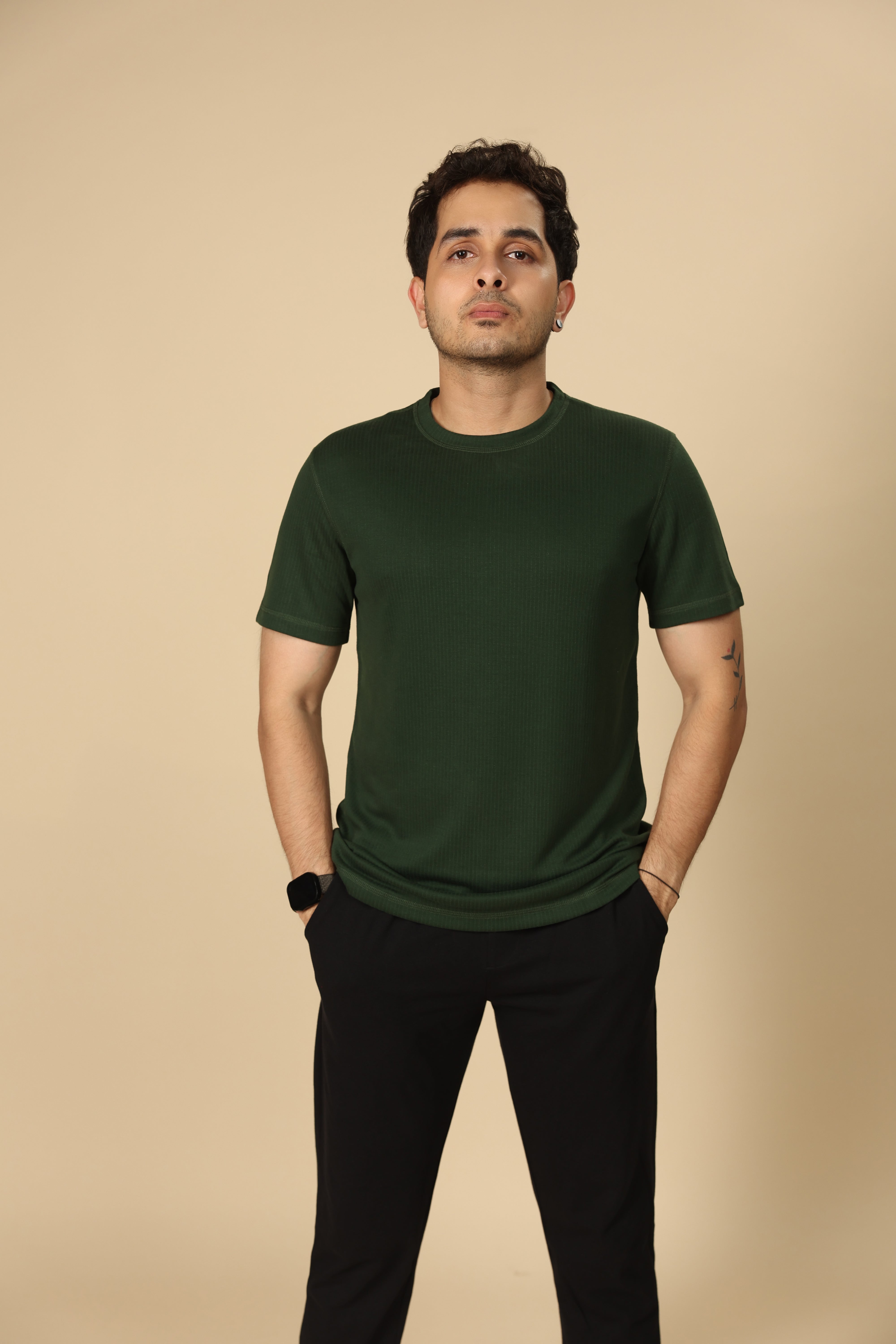Pine Green Tencel T-Shirt