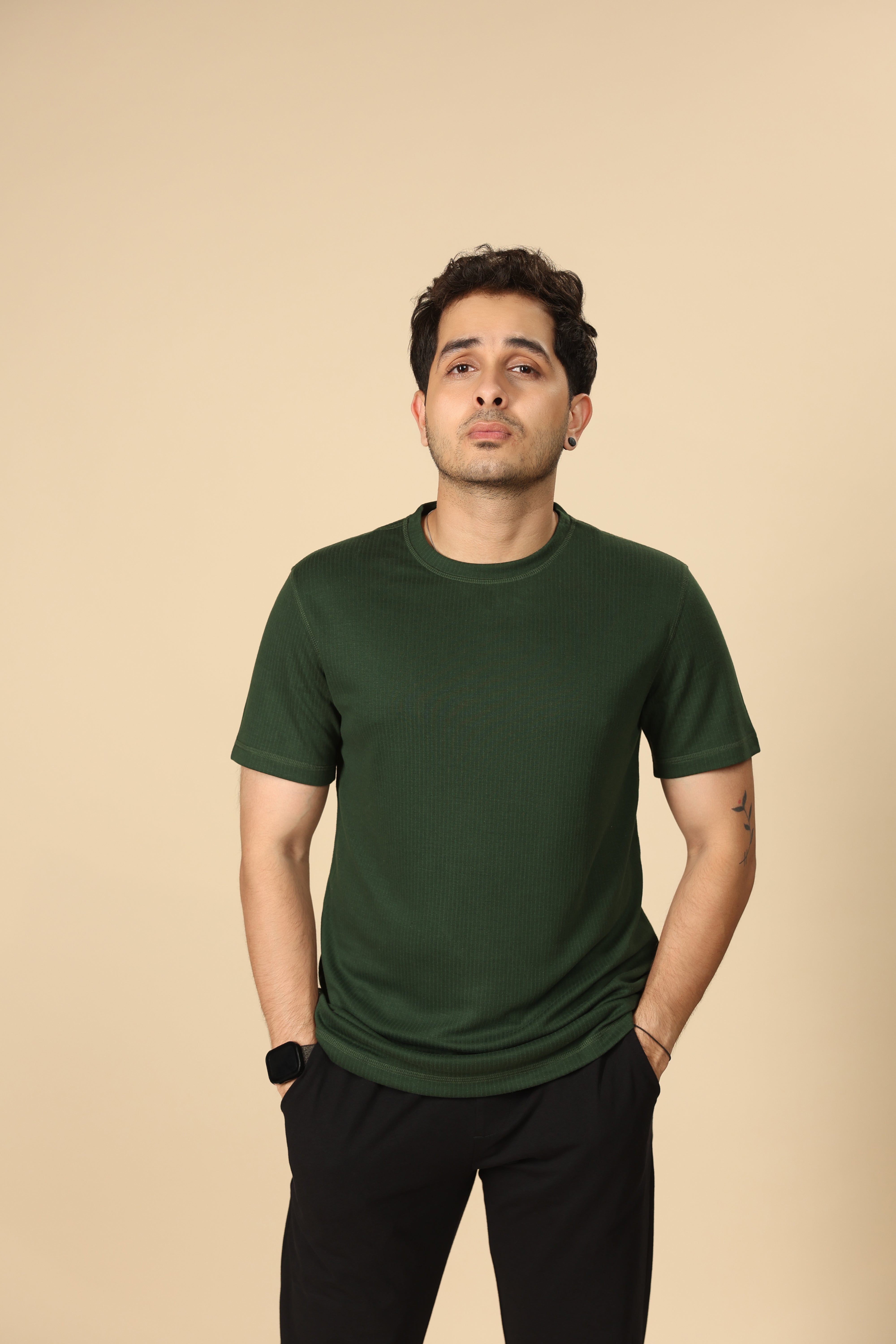 Pine Green Tencel T-Shirt